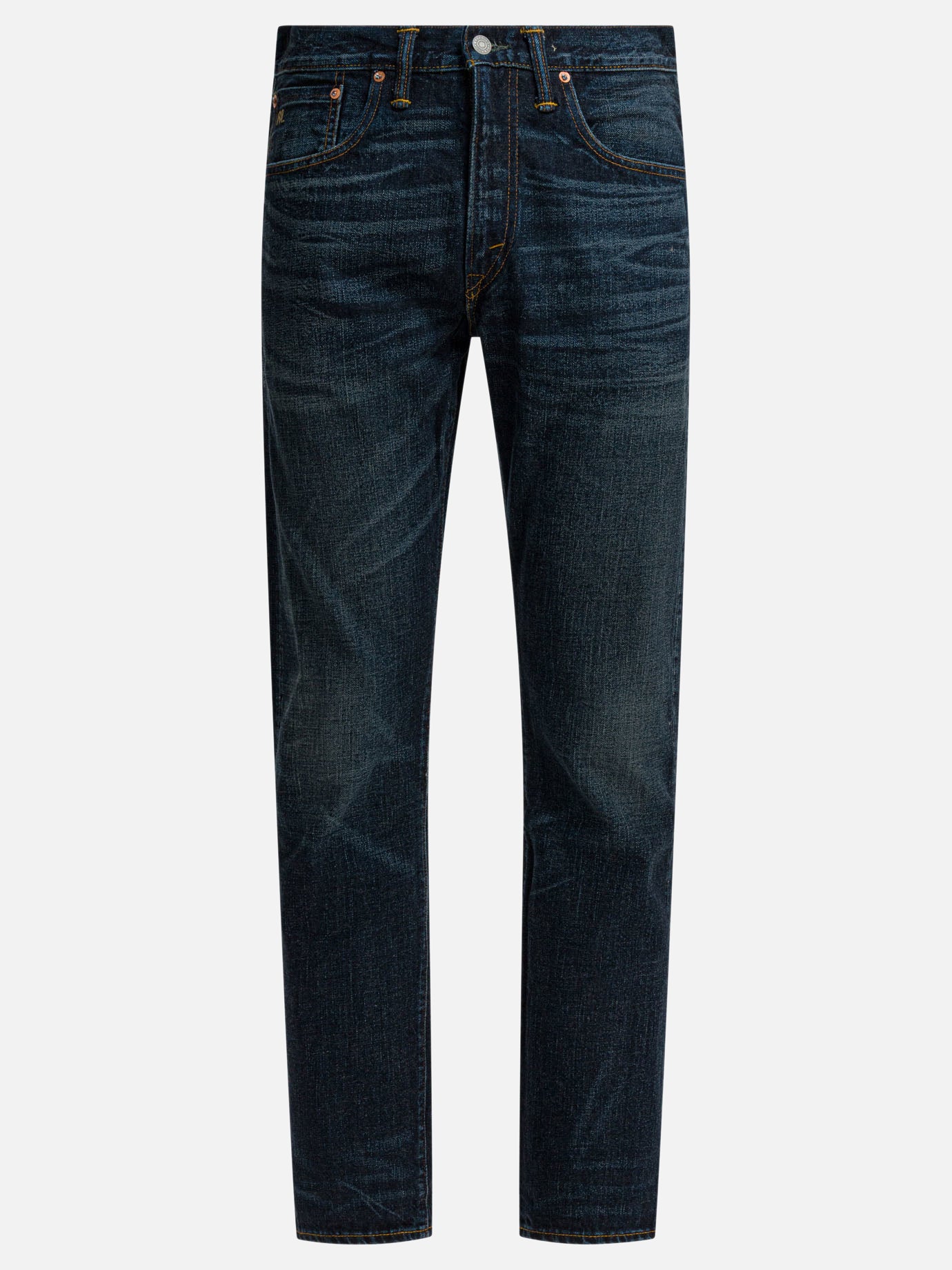 Straight-leg jeans Solid colour  Blue - RRL by Ralph Lauren Men | PLP | Replica Handbags  
