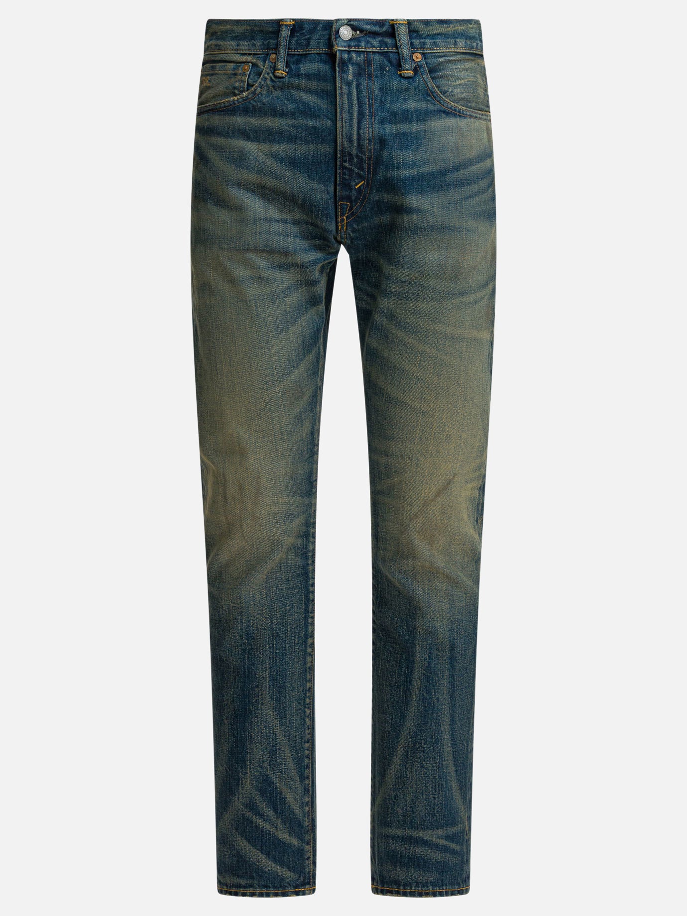 Straight-leg jeans Solid colour  Blue - RRL by Ralph Lauren Men | PLP | Replica Handbags  
