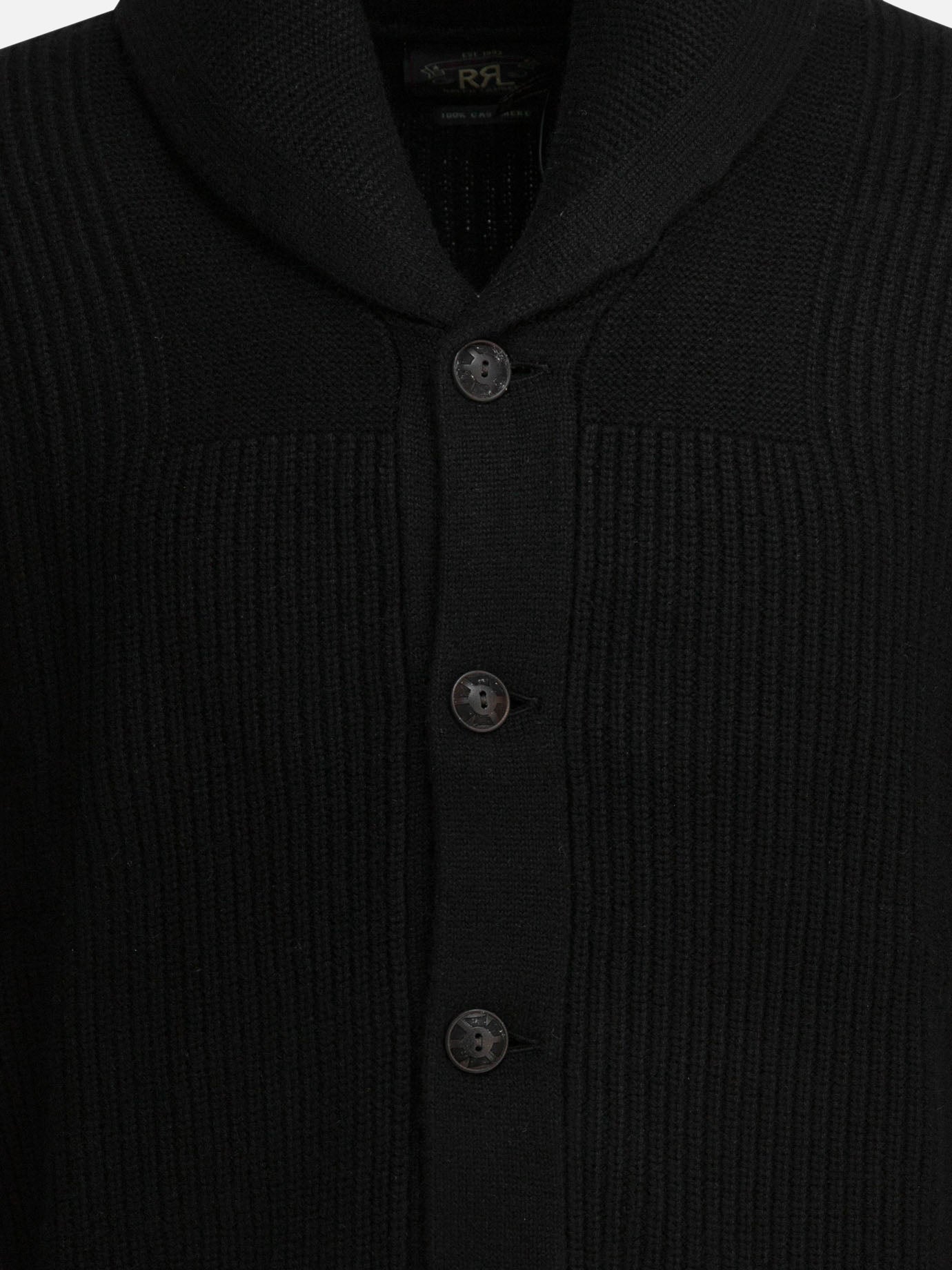 Cardigans Solid colour  Black - RRL by Ralph Lauren Men | PDP | Replica Handbags  | thumbnail_3
