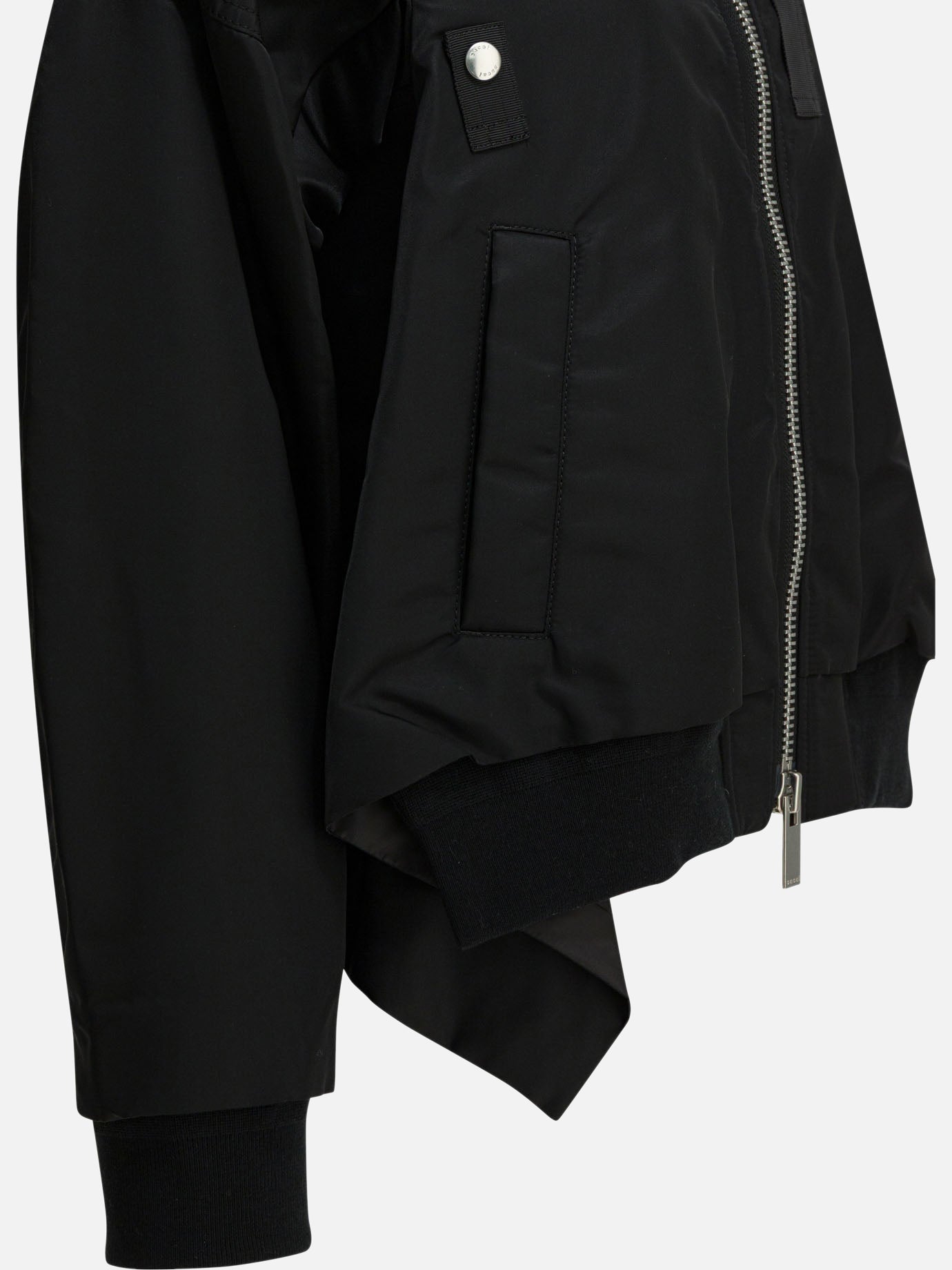 Bomber jackets Solid colour  Black - Sacai Women | PDP | Replica Handbags  | thumbnail_3