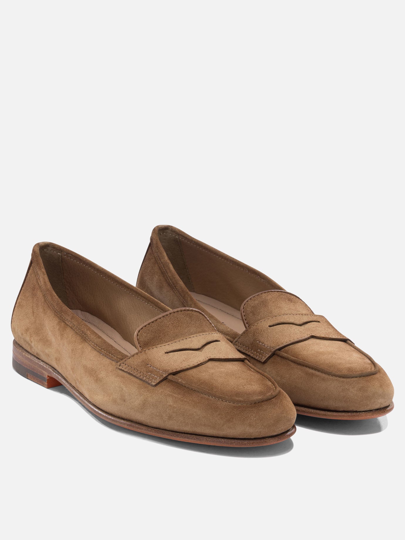 Loafers 100% suede - 100% leather  Brown - Santoni Women | Replica Handbags  | 2
