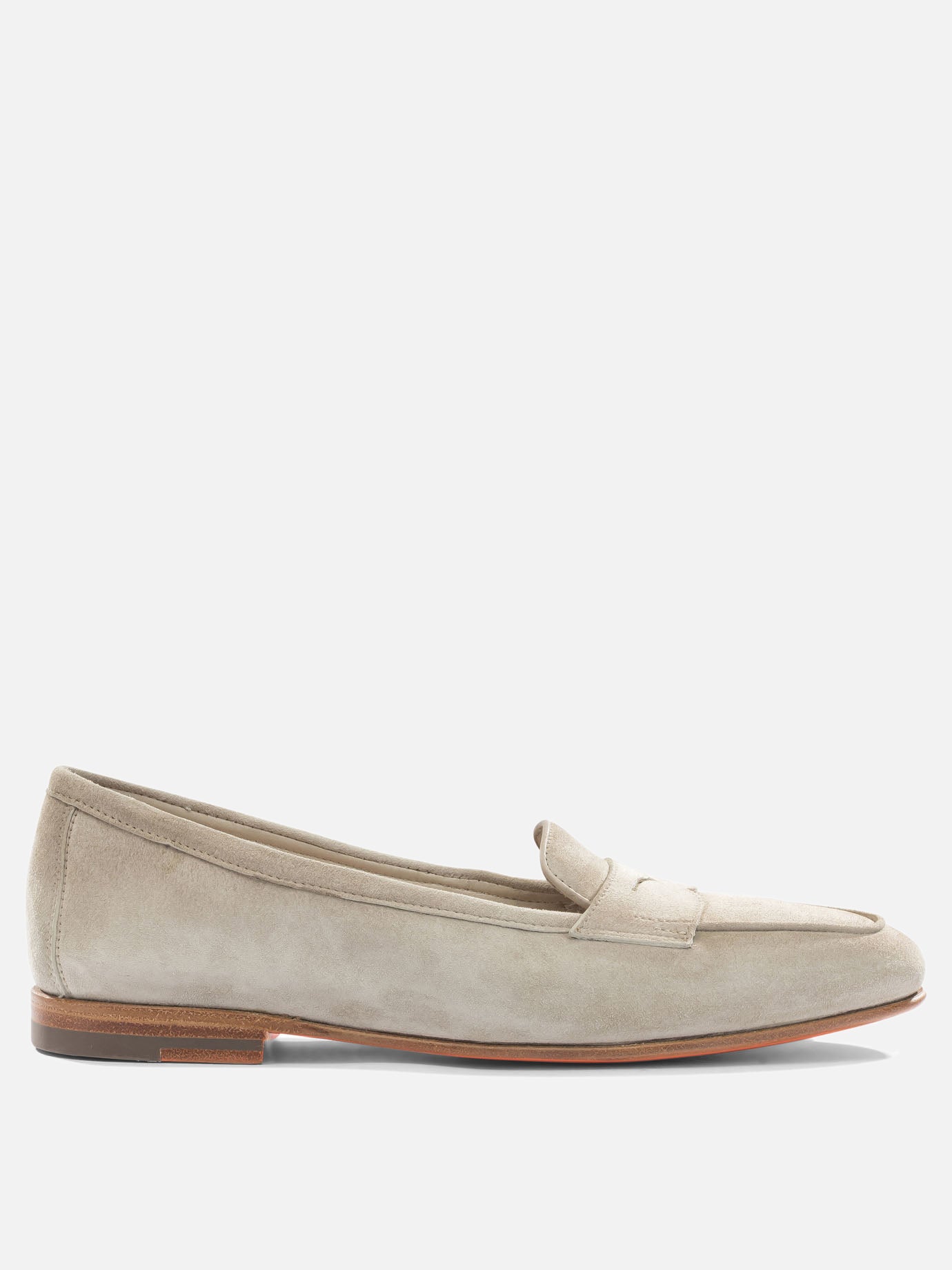 Loafers 100% suede - 100% leather  Beige - Santoni Women | PLP | Replica Handbags  
