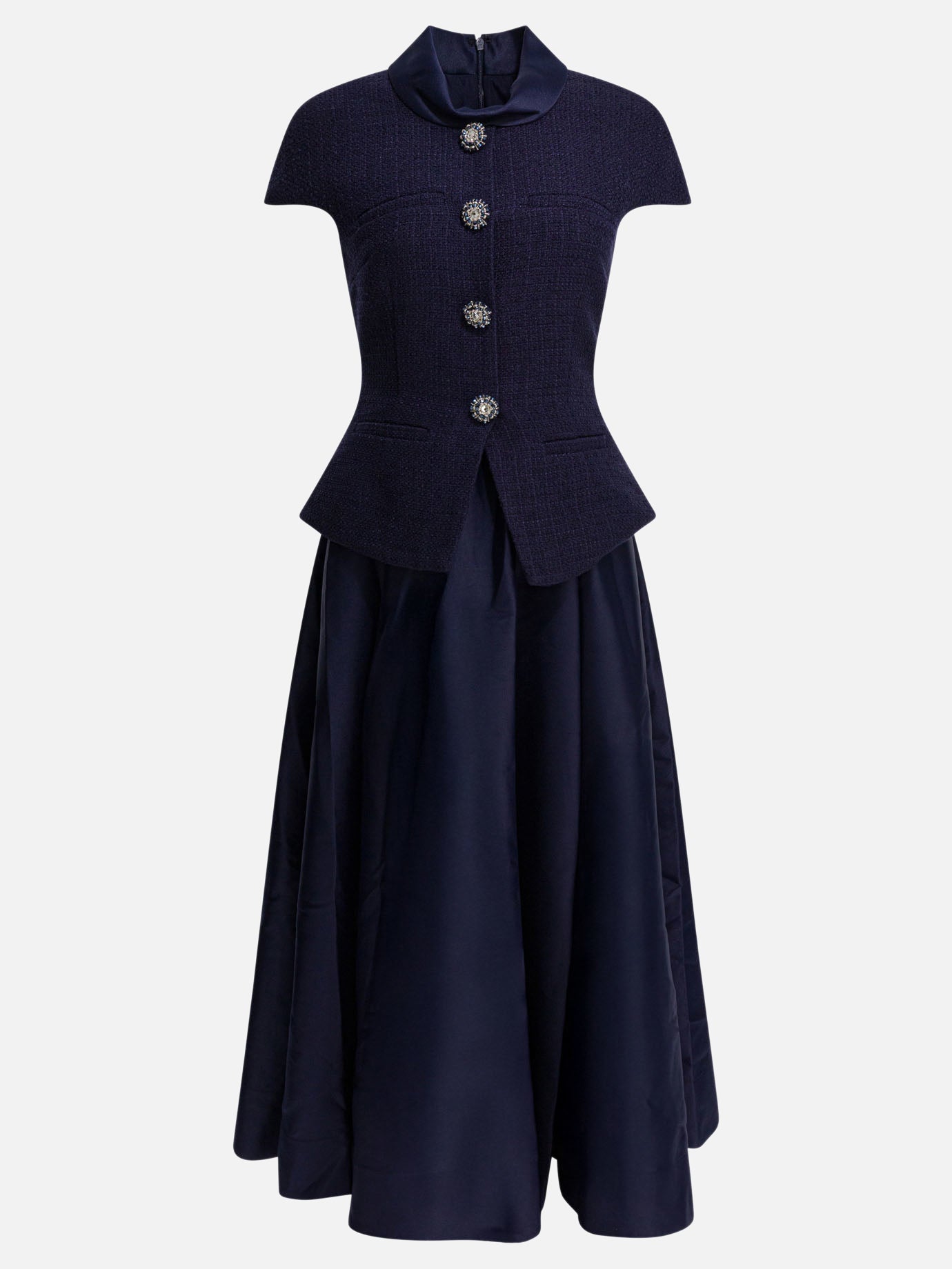 Midi dresses Solid colour  Blue - Self-portrait Women | PLP | Replica Handbags  
