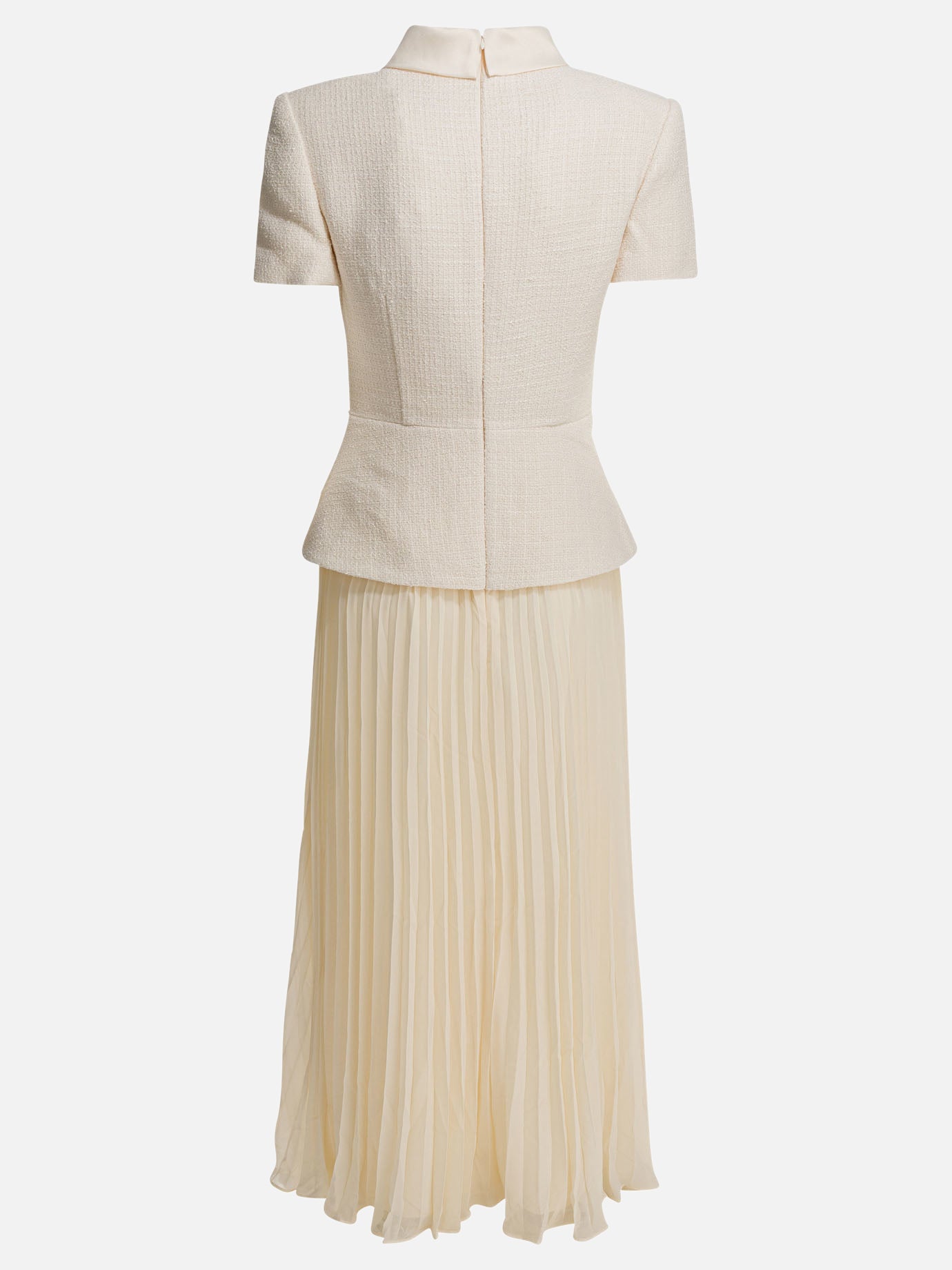 Midi dresses Solid colour  White - Self-portrait Women | PDP | Replica Handbags  | 2
