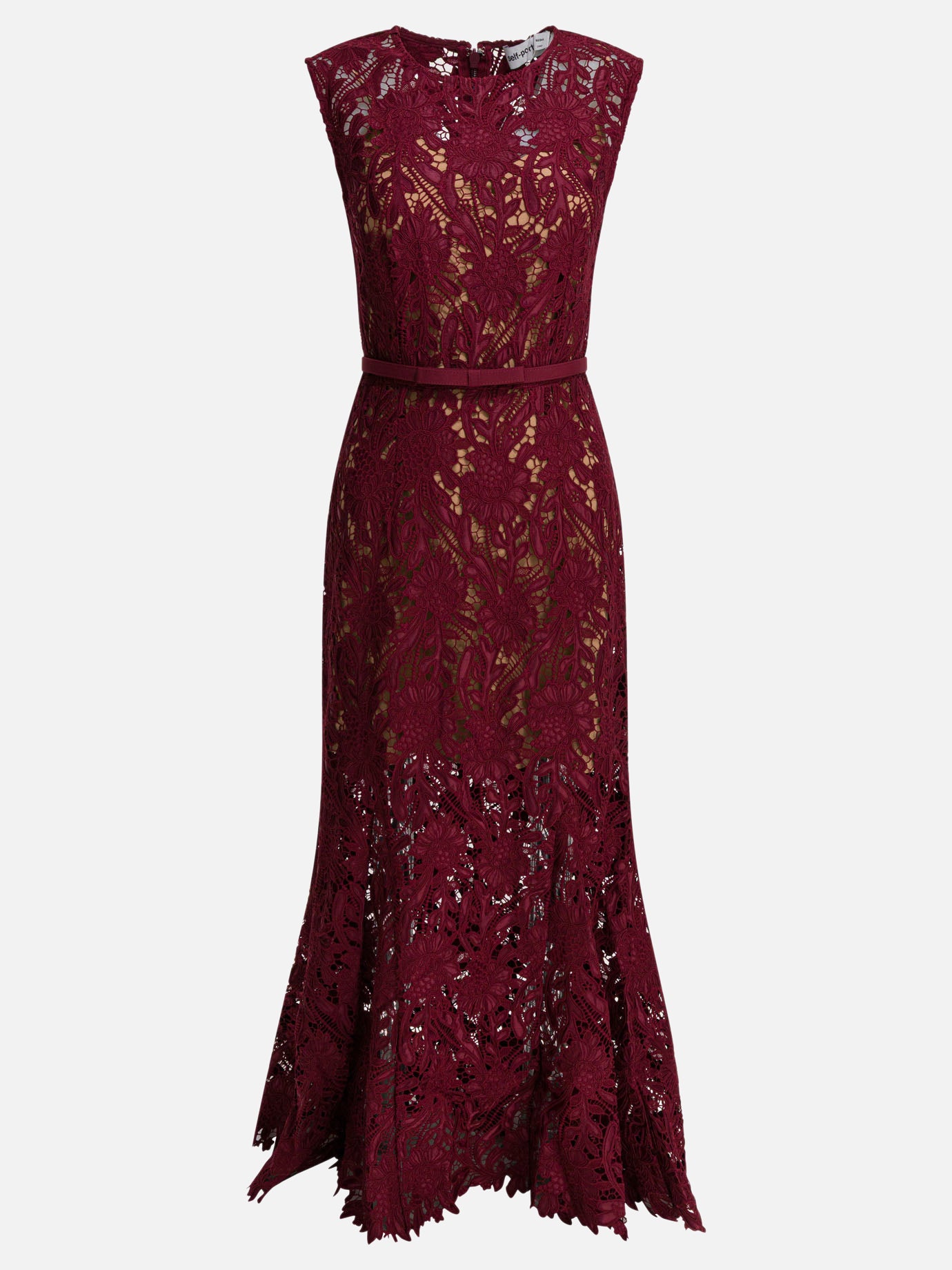 Midi dresses Solid colour  Red - Self-portrait Women | PDP | Replica Handbags  
