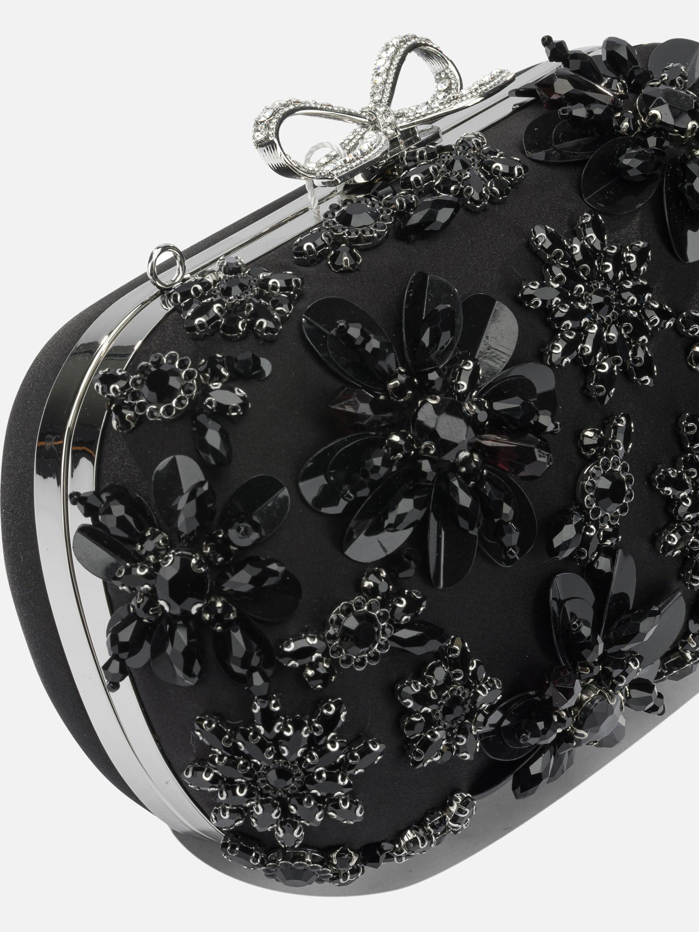 Pouch 97% polyester 3% elastane  Black - Self-portrait Women | PDP | Replica Handbags  | Zoom-Modal_4
