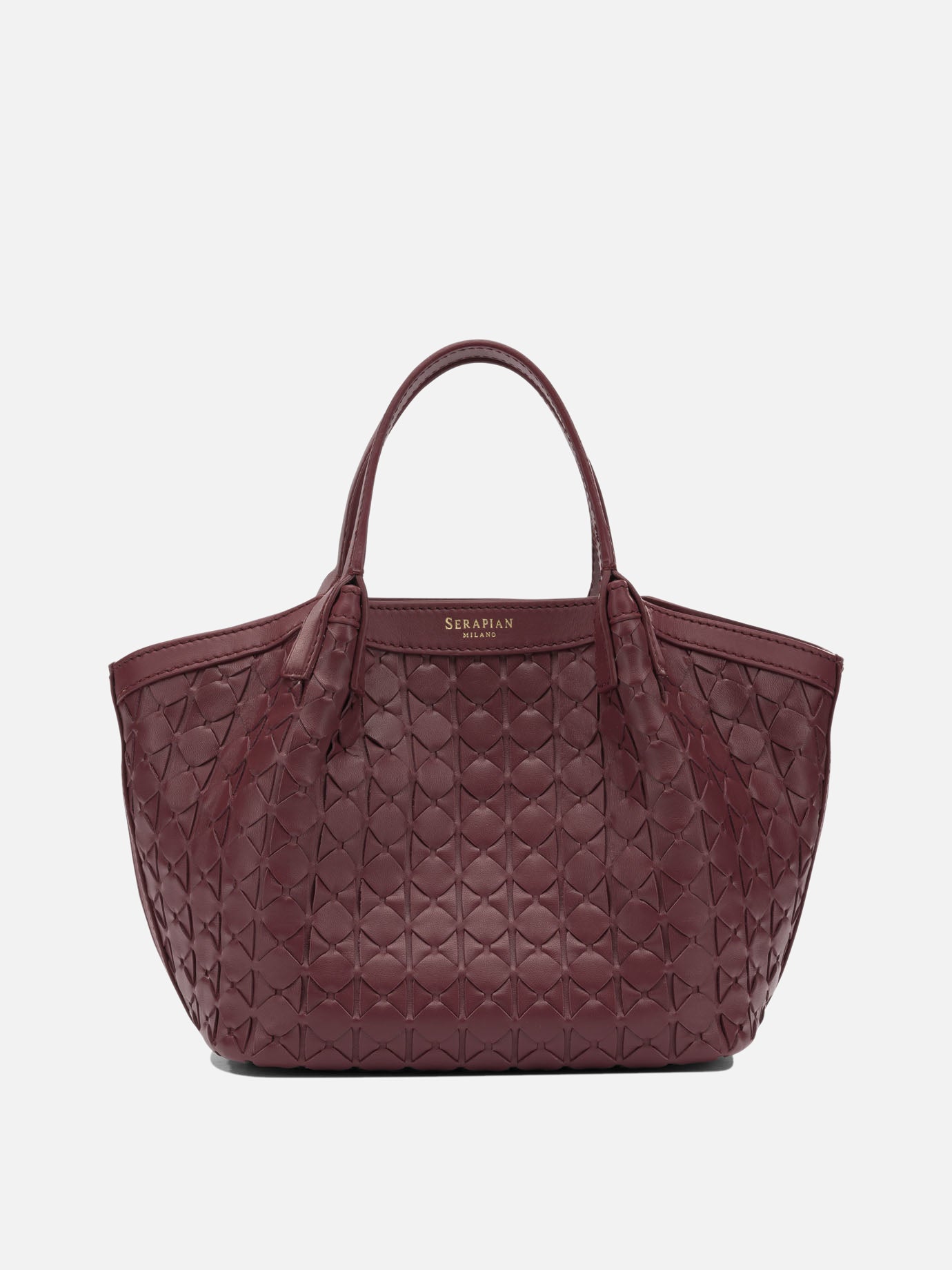 Small bags 100% nappa leather  Bordeaux - Serapian Women | PLP | Replica Handbags  
