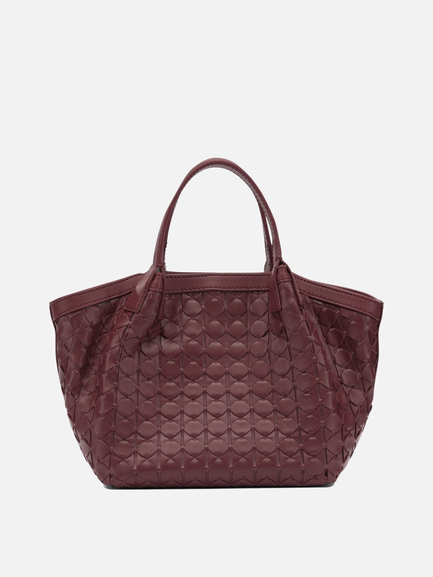 Small bags 100% nappa leather  Bordeaux - Serapian Women | PDP | Replica Handbags  | Zoom-Modal_3
