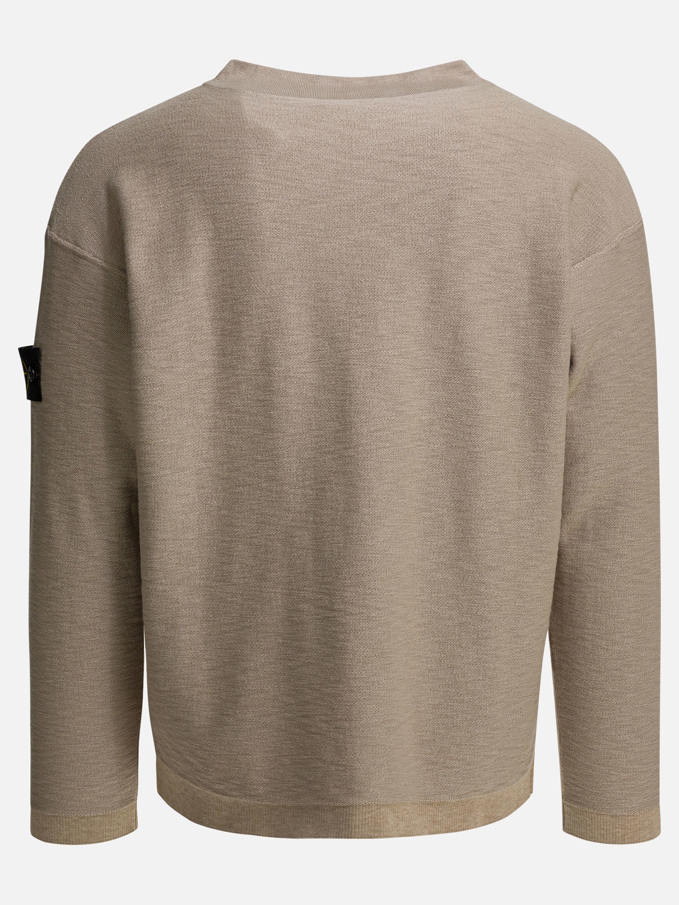 Crewnecks Logo  Beige - Stone Island Men | PDP | Replica Handbags  | 2
