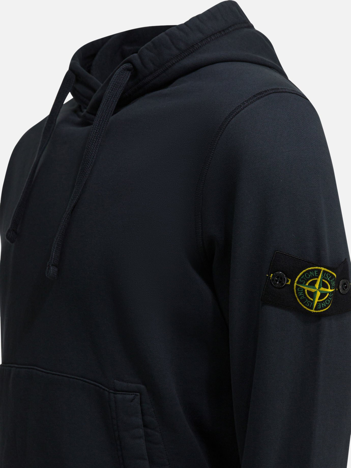 Hoodies Logo  Blue - Stone Island Men | PDP | Replica Handbags  | Zoom-Modal_4
