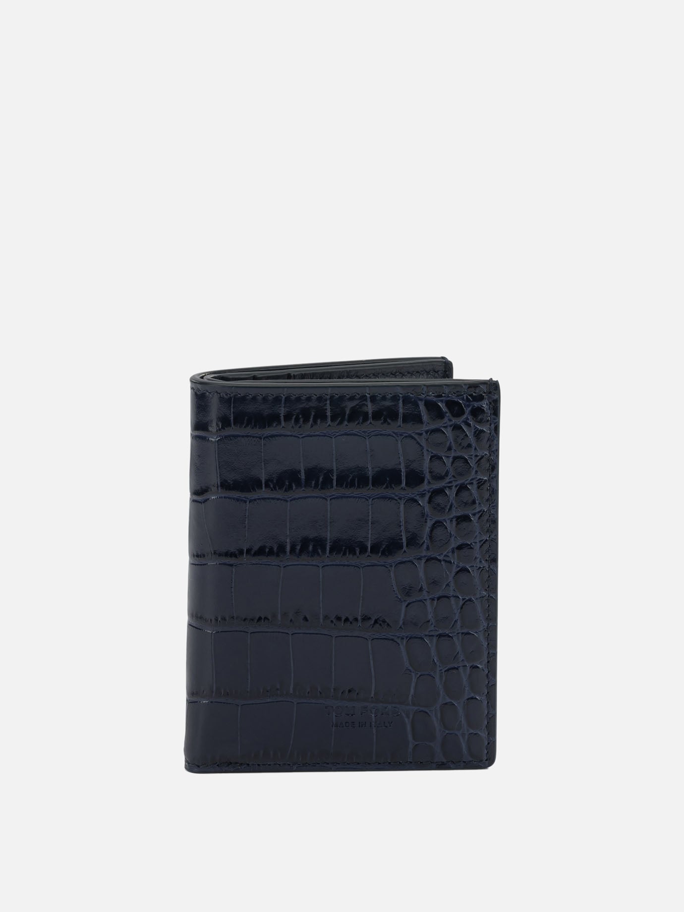 Card holders 100% calf leather  Blue - Tom Ford Men | PDP | Replica Handbags  | Zoom-Modal
