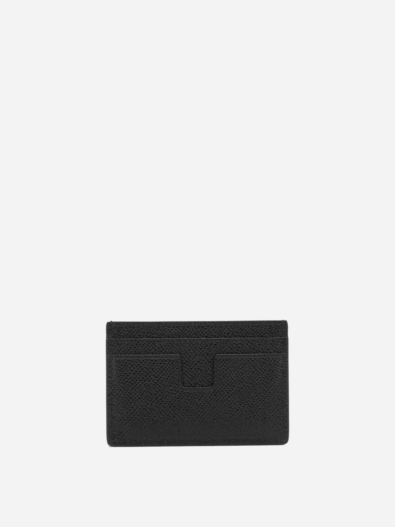 Card holders 100% calf leather  Black - Tom Ford Men | PDP | Replica Handbags  | Zoom-Modal_3
