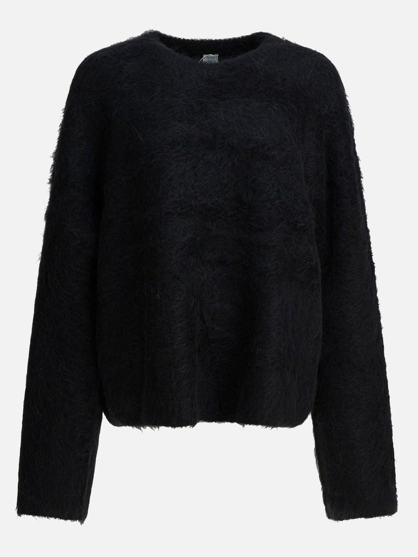 Crewneck sweaters Solid colour  Black - Toteme Women | PDP | Replica Handbags  | thumbnail