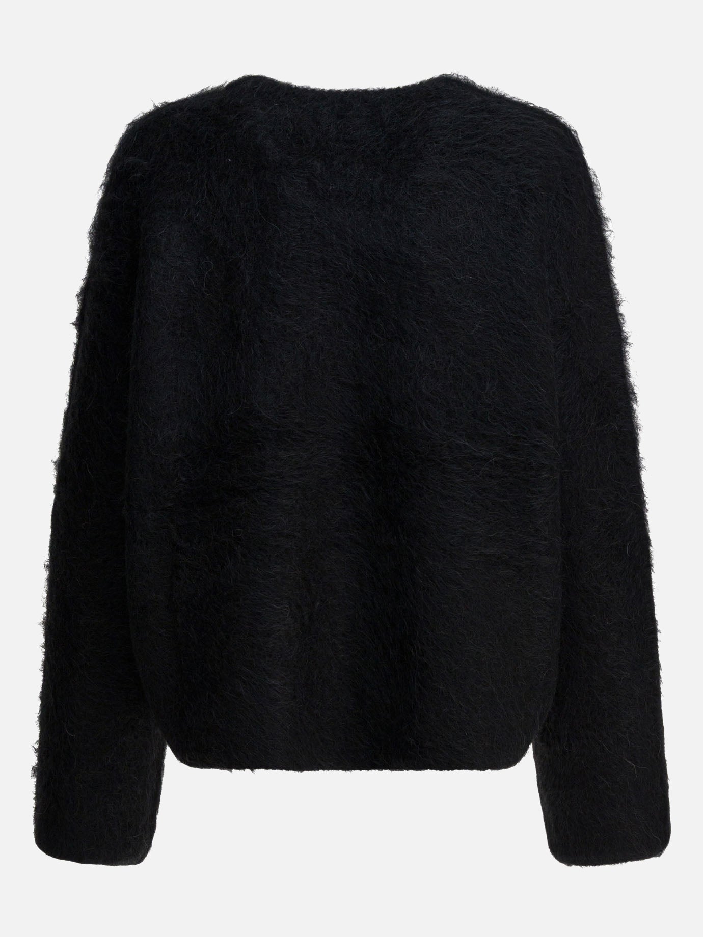 Crewneck sweaters Solid colour  Black - Toteme Women | PDP | Replica Handbags  | Zoom-Modal_2
