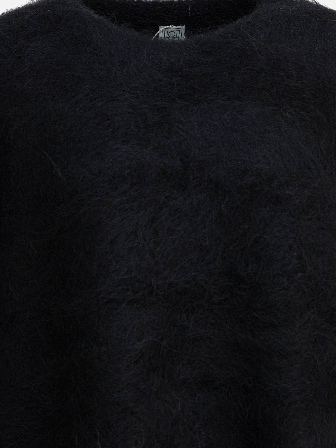 Crewneck sweaters Solid colour  Black - Toteme Women | PDP | Replica Handbags  | thumbnail_3