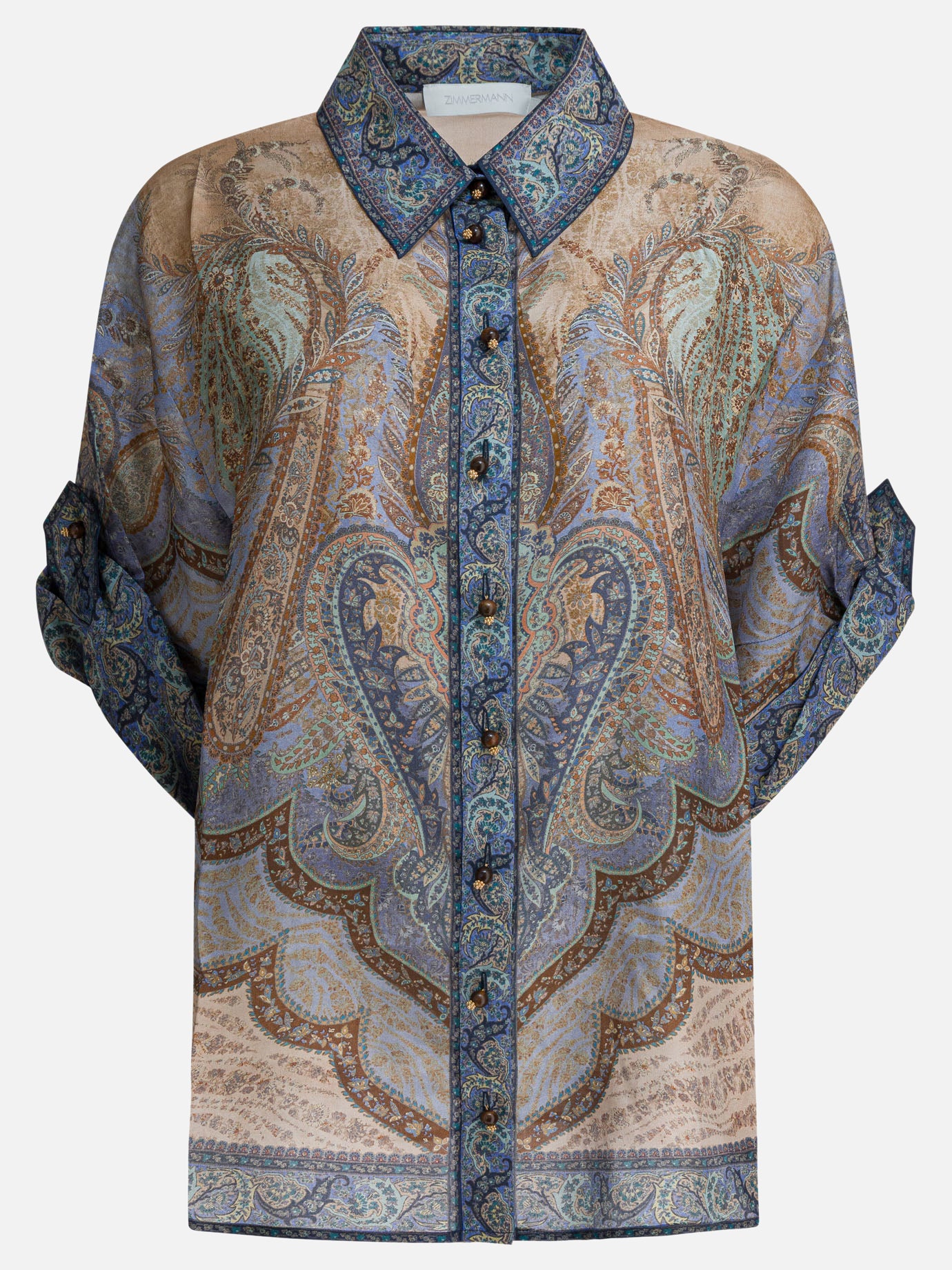 Casual shirts Paisley  Light blue - Zimmermann Women | PLP | Replica Handbags  

