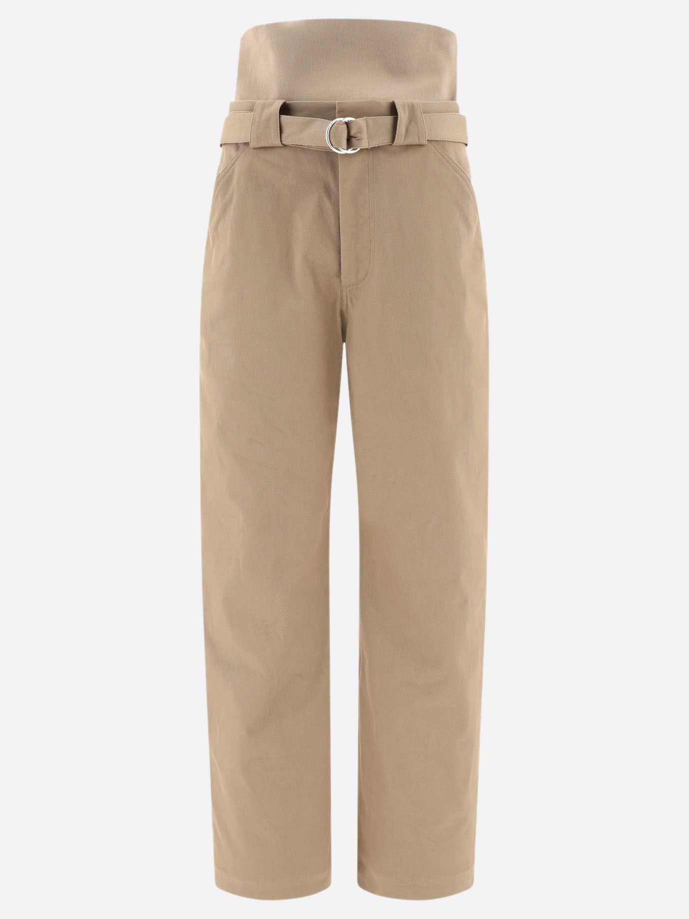 Cargo & parachute trousers Solid colour  Beige - Alaïa Women | PDP | Replica Handbags  | Zoom-Modal
