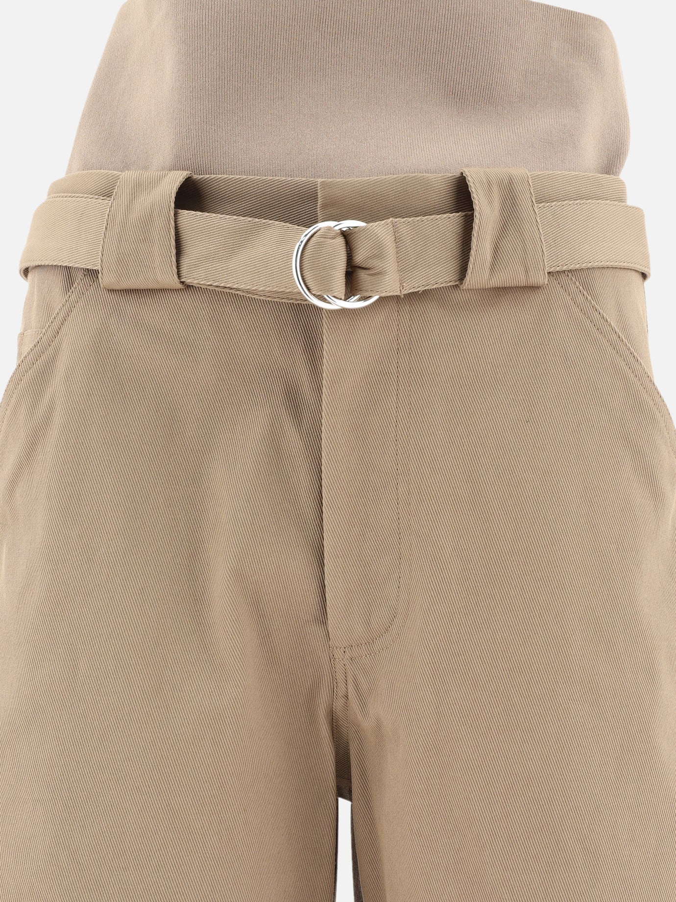 Cargo & parachute trousers Solid colour  Beige - Alaïa Women | PDP | Replica Handbags  | Zoom-Modal_3
