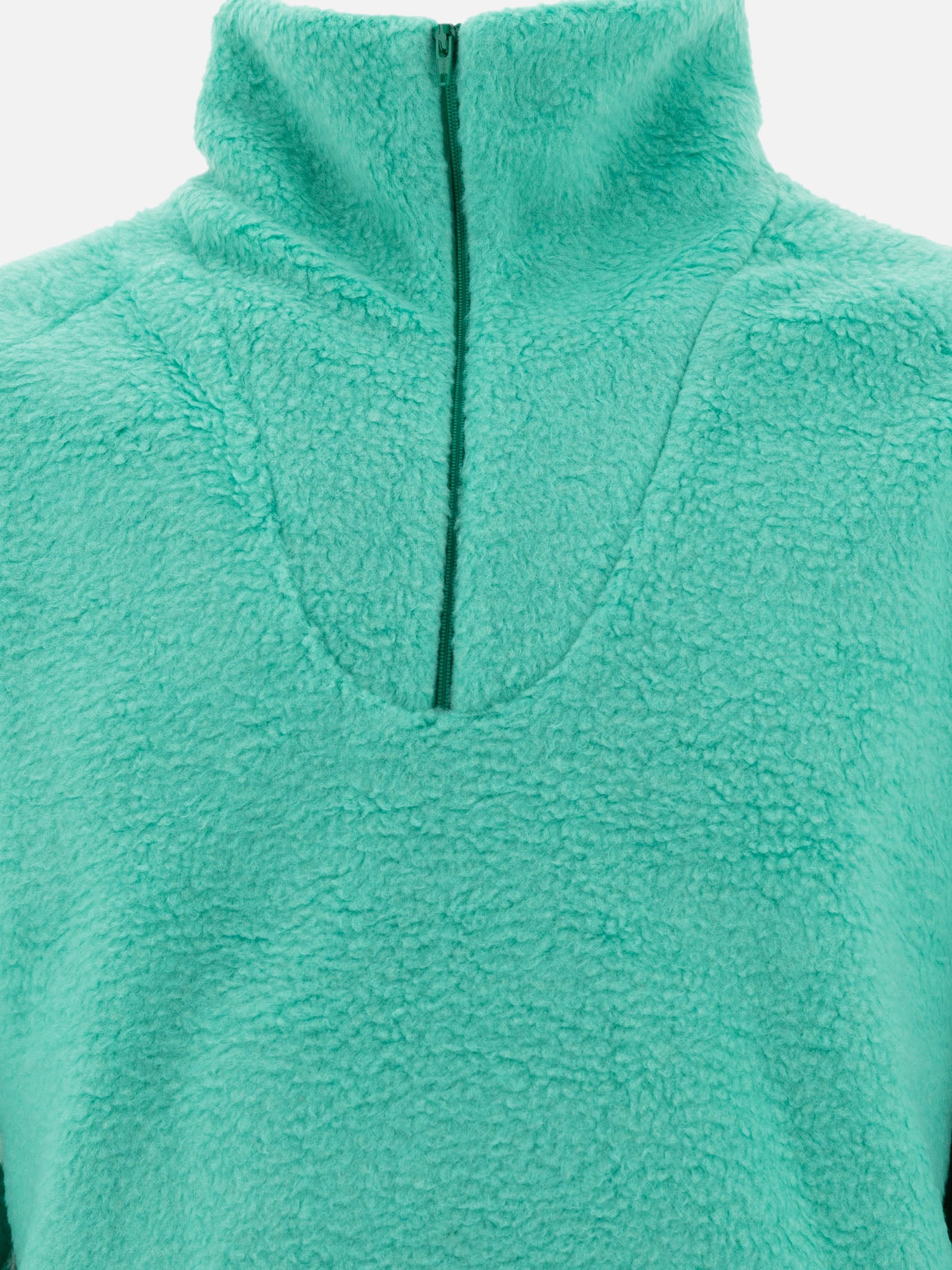 Half zip sweaters Solid colour  Green - Beams Plus Men | PDP | Replica Handbags  | Zoom-Modal_3
