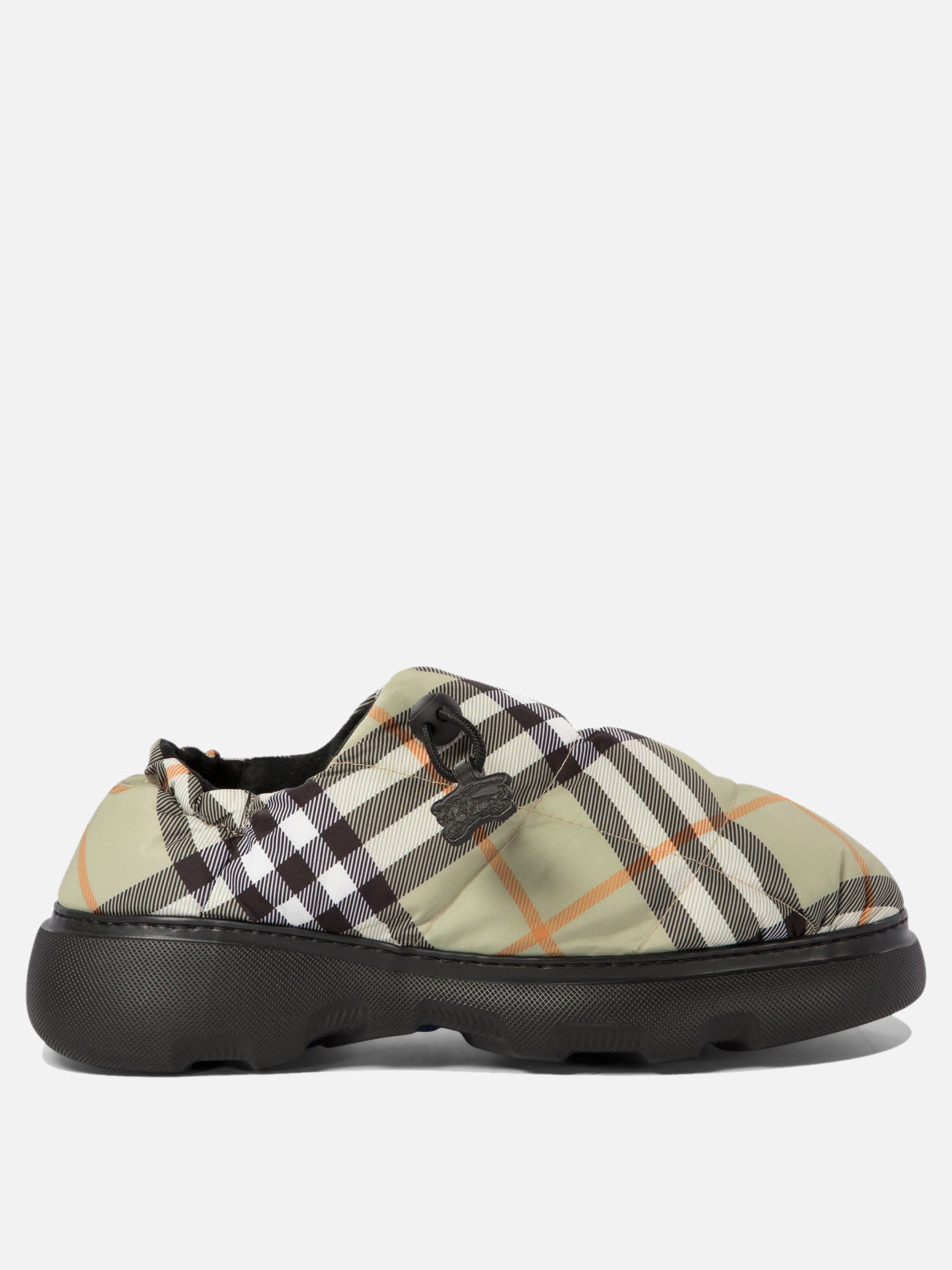 Slippers 67% nylon 33% polyester - 100% rubber  Green - Burberry Women | PDP | Replica Handbags  | Zoom-Modal
