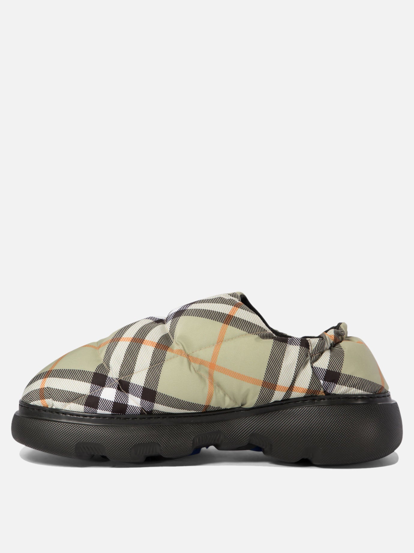 Slippers 67% nylon 33% polyester - 100% rubber  Green - Burberry Women | PDP | Replica Handbags  | Zoom-Modal_3

