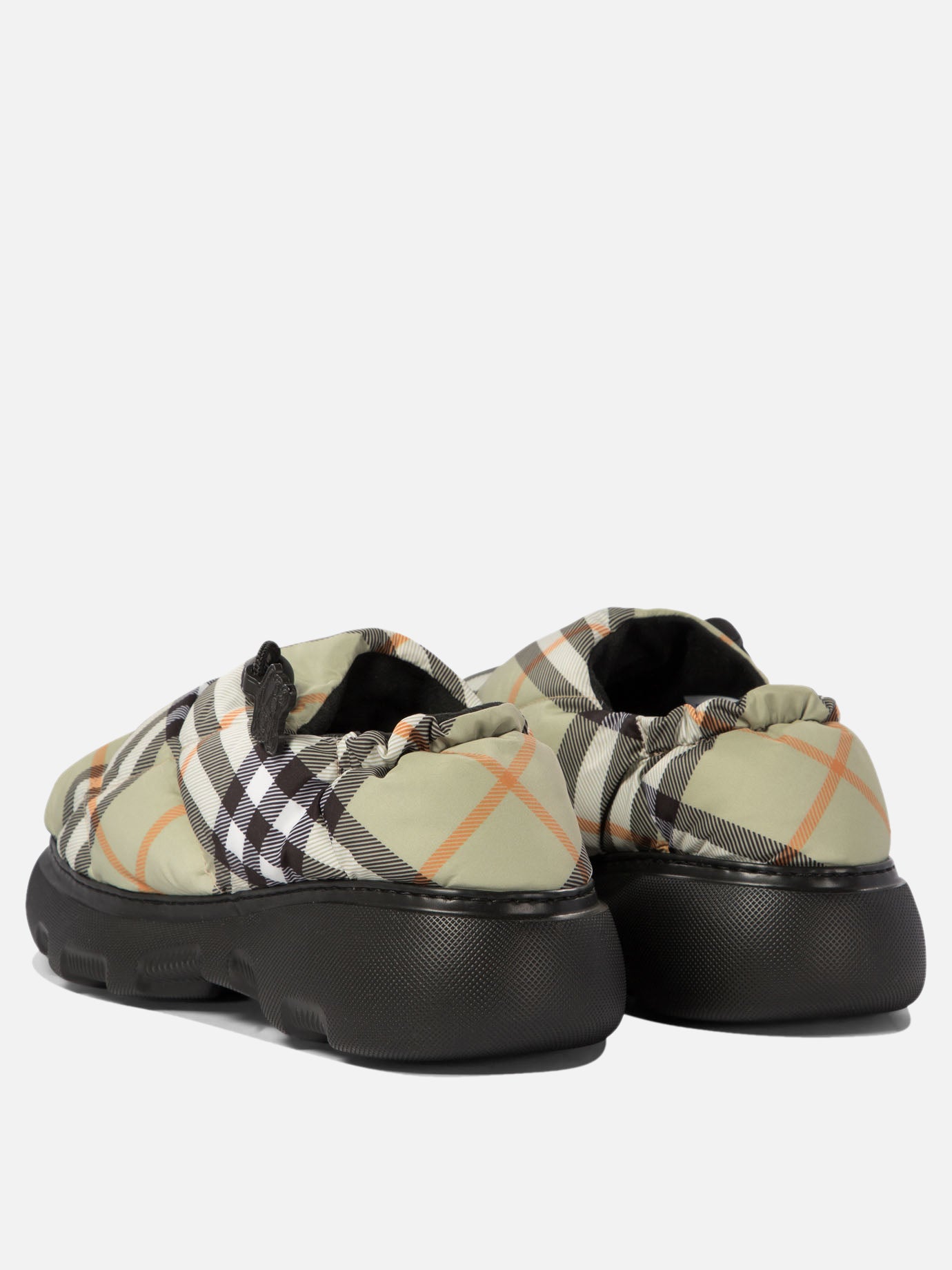 Slippers 67% nylon 33% polyester - 100% rubber  Green - Burberry Women | PDP | Replica Handbags  | Zoom-Modal_4
