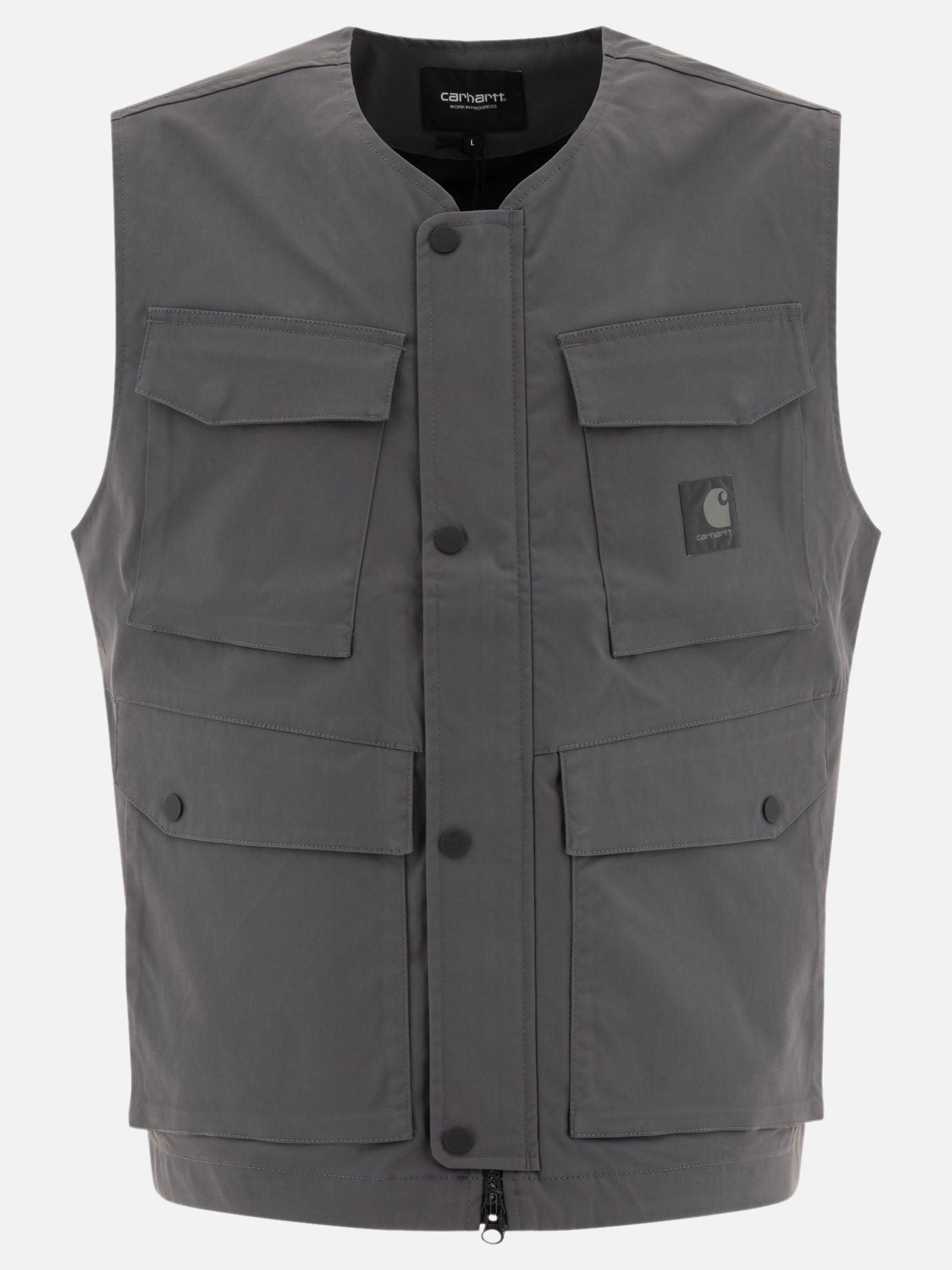 Vest jackets Solid colour  Grey - Carhartt WIP Men | PDP | Replica Handbags  | Zoom-Modal
