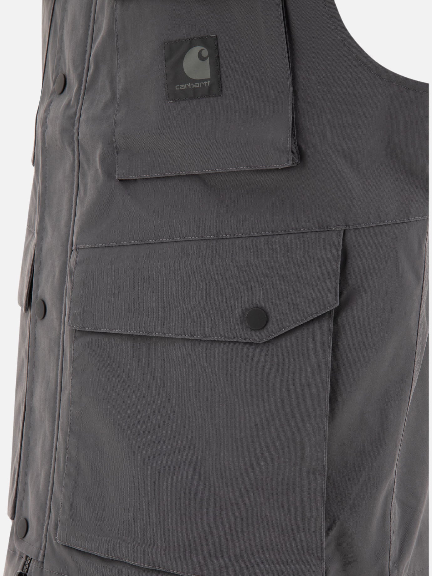 Vest jackets Solid colour  Grey - Carhartt WIP Men | PDP | Replica Handbags  | Zoom-Modal_4
