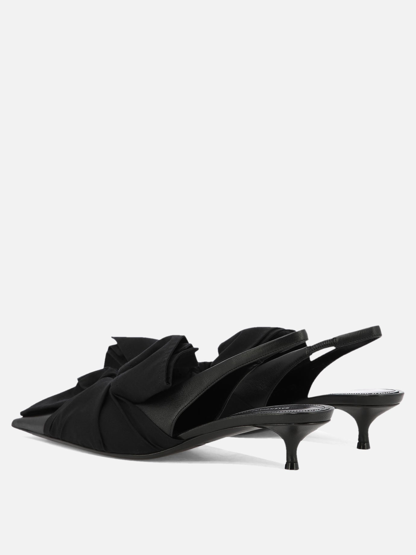 Slingbacks 70% lamb leather 30% cotton - 100% leather  Black - Balenciaga Women | PDP | Replica Handbags  | Zoom-Modal_4
