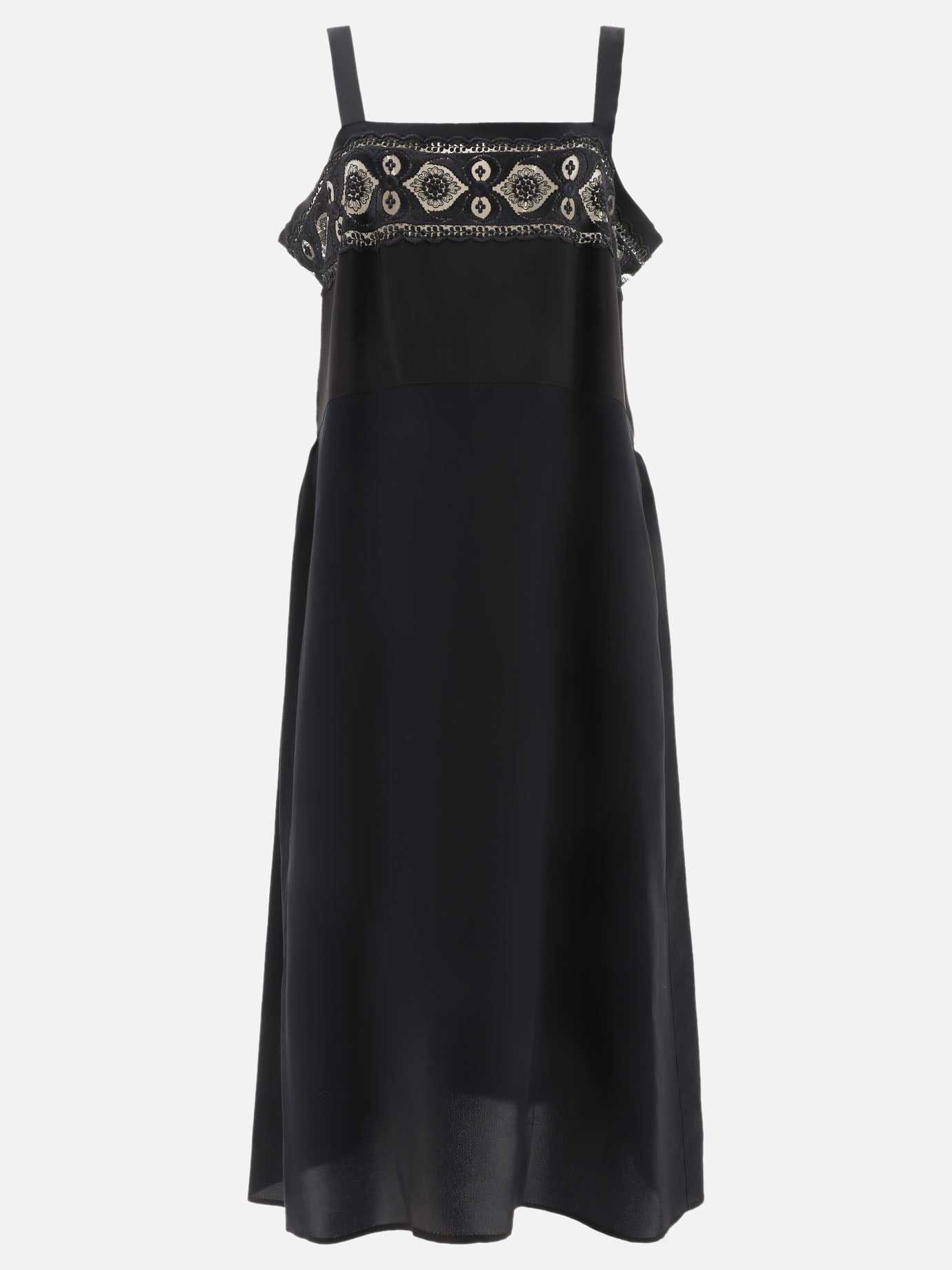 Midi dresses Embroidered  Black - Maison Margiela Women | PLP | Replica Handbags  
