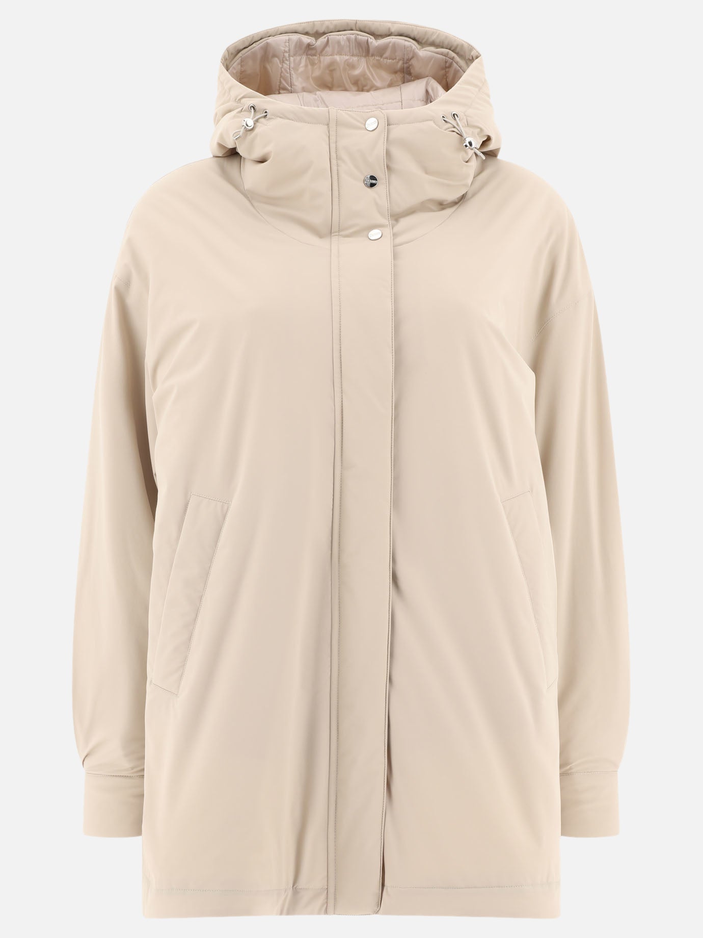 Down coats Solid colour  Beige - Herno Women | PLP | Replica Handbags  
