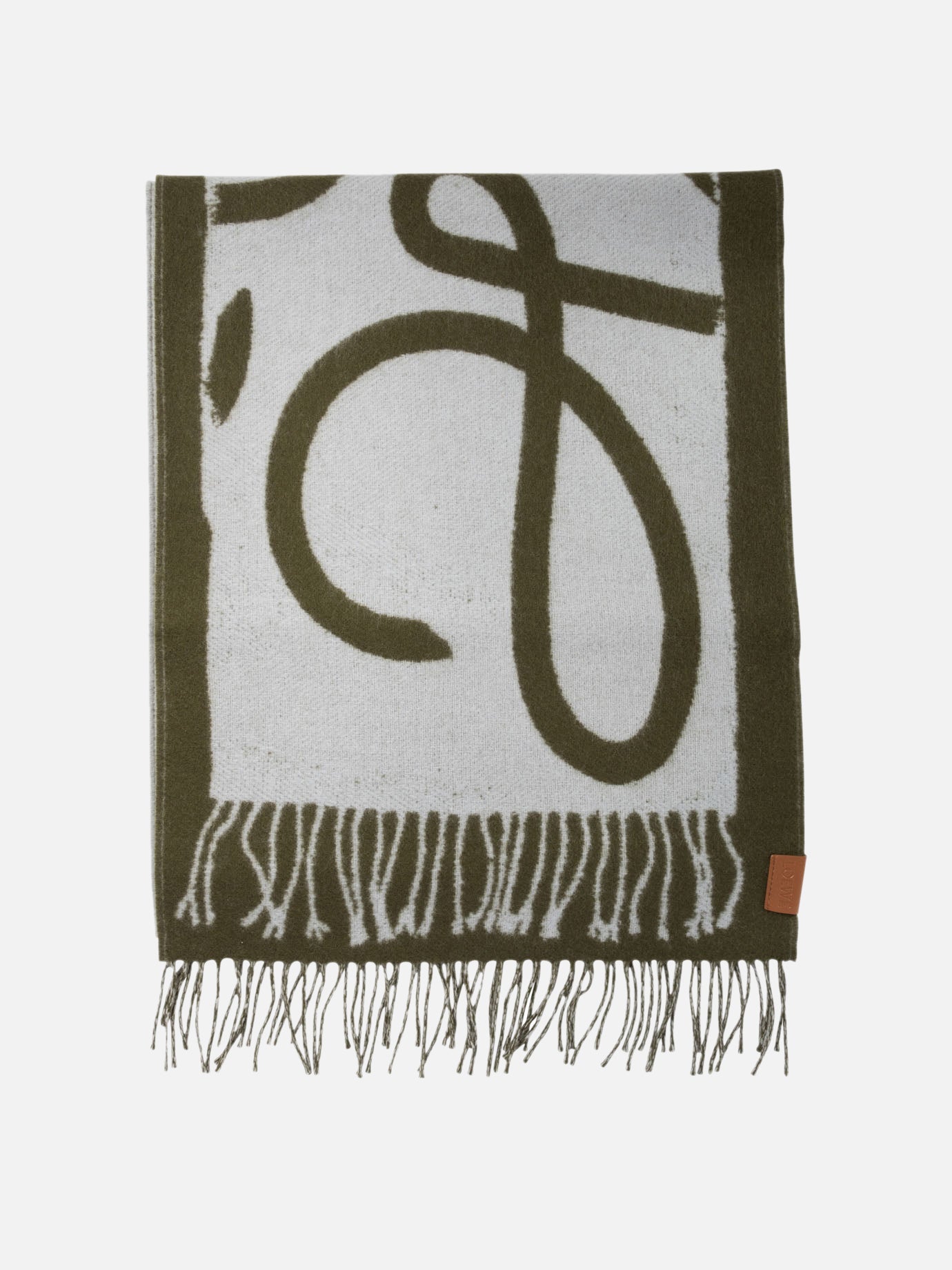 Fringed scarves 90% wool 10% cashmere  Light blue - Loewe Men | PLP | Replica Handbags  

