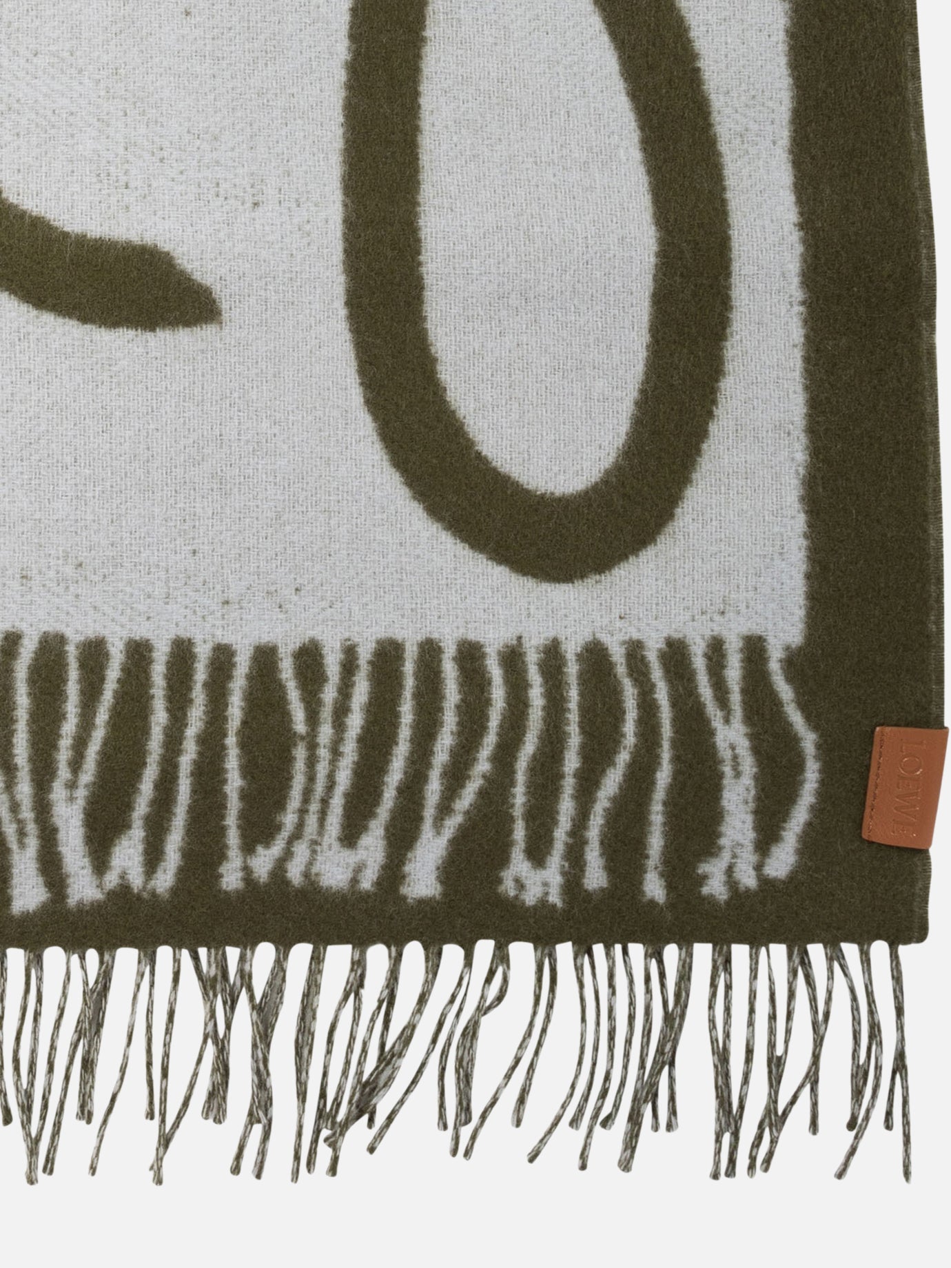 Fringed scarves 90% wool 10% cashmere  Light blue - Loewe Men | PLP | Replica Handbags  | 2
