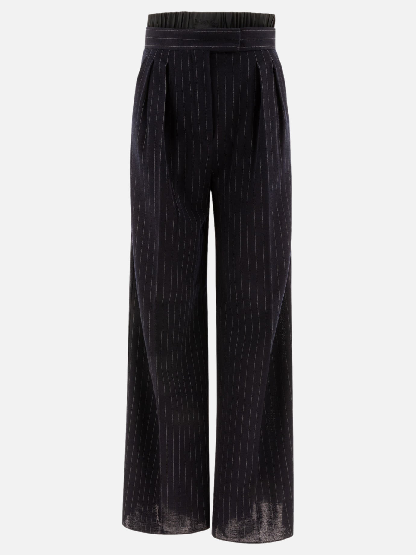 Tailored trousers Pinstriped  Blue - Max Mara Women | PLP | Replica Handbags  
