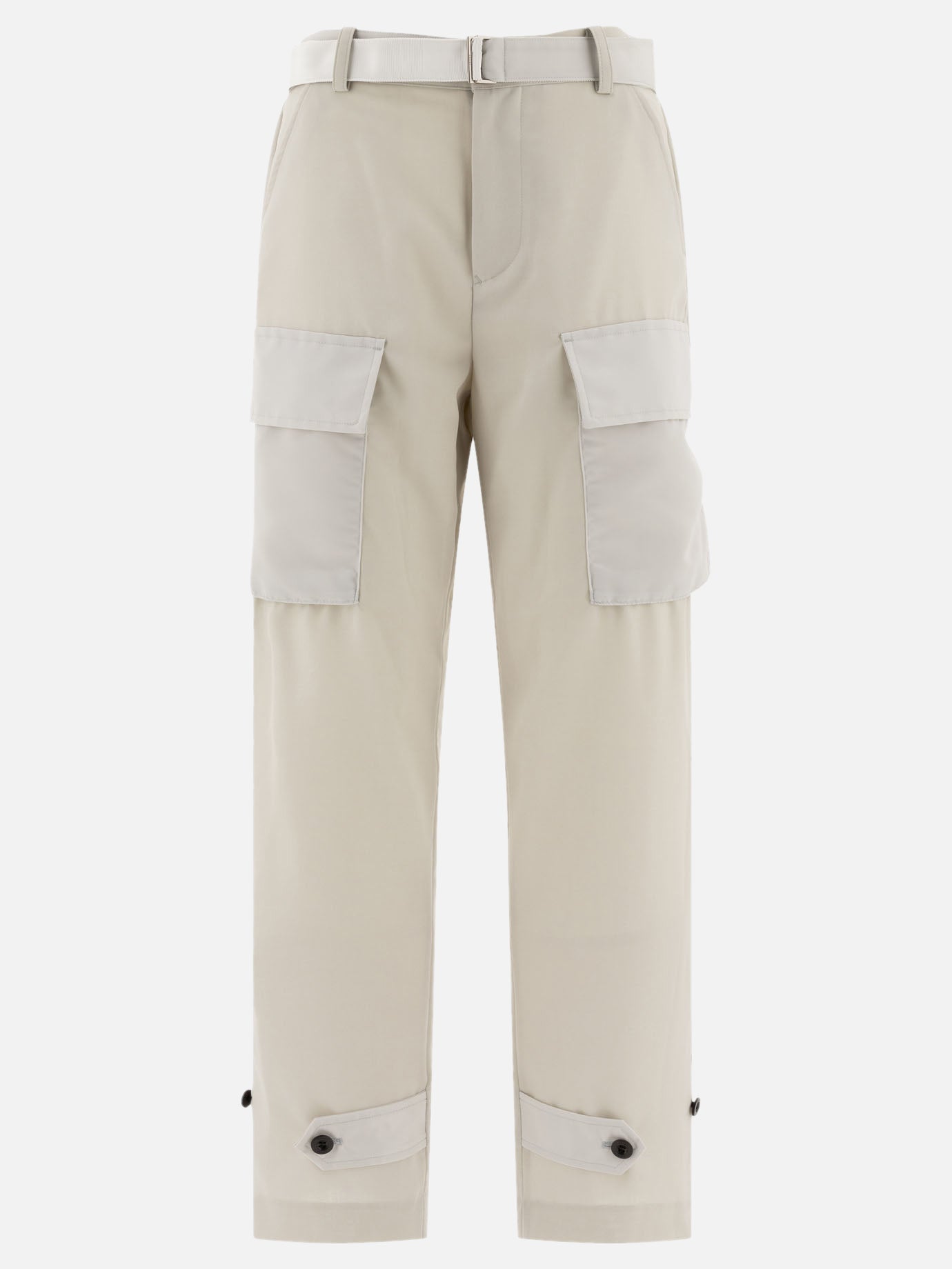 Cargo & parachute trousers Solid colour  Beige - Sacai Women | PLP | Replica Handbags  
