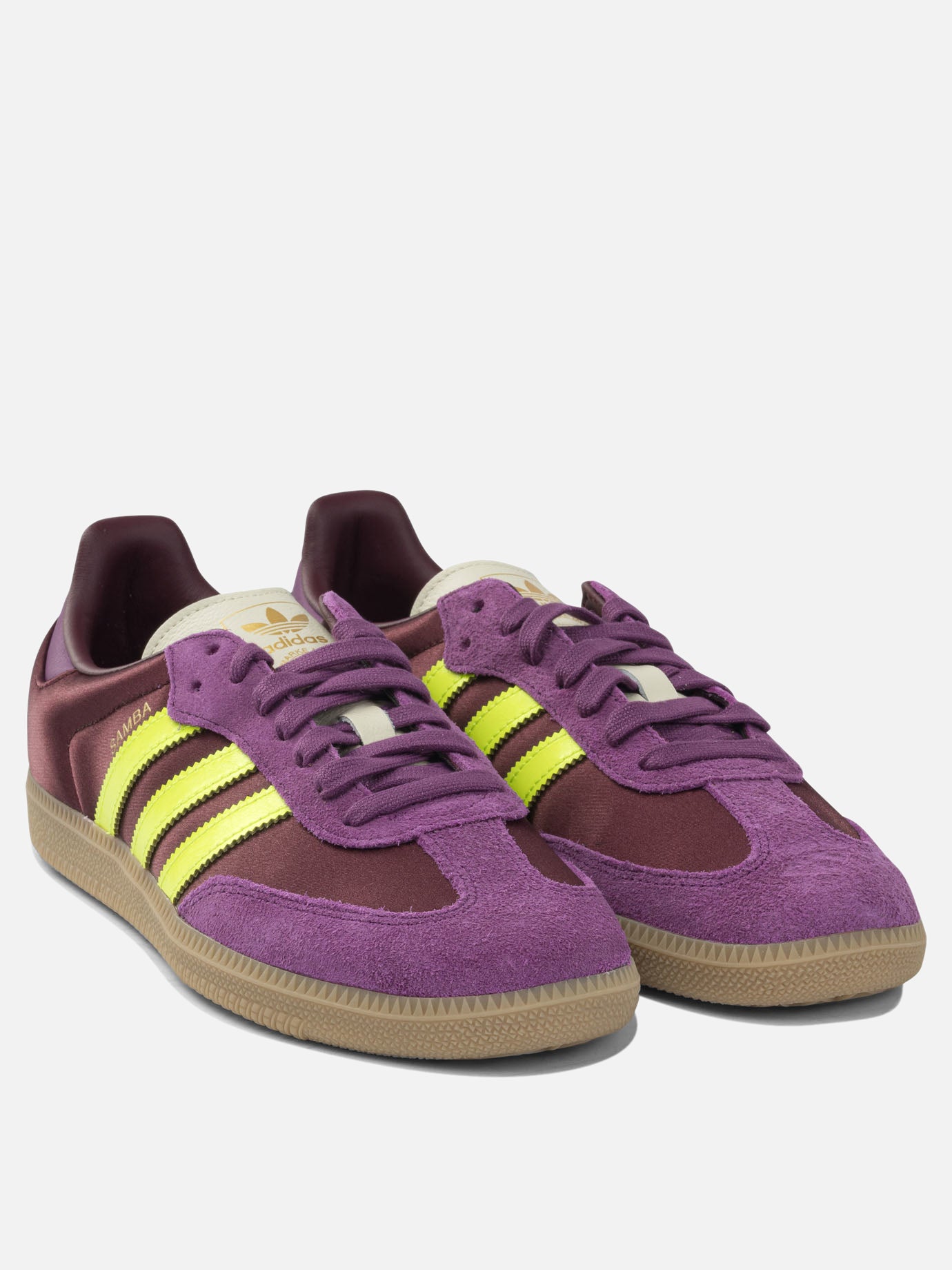 Low top sneakers 100% leather - 100% rubber  Purple - Adidas Originals Women | PLP | Replica Handbags  | 2
