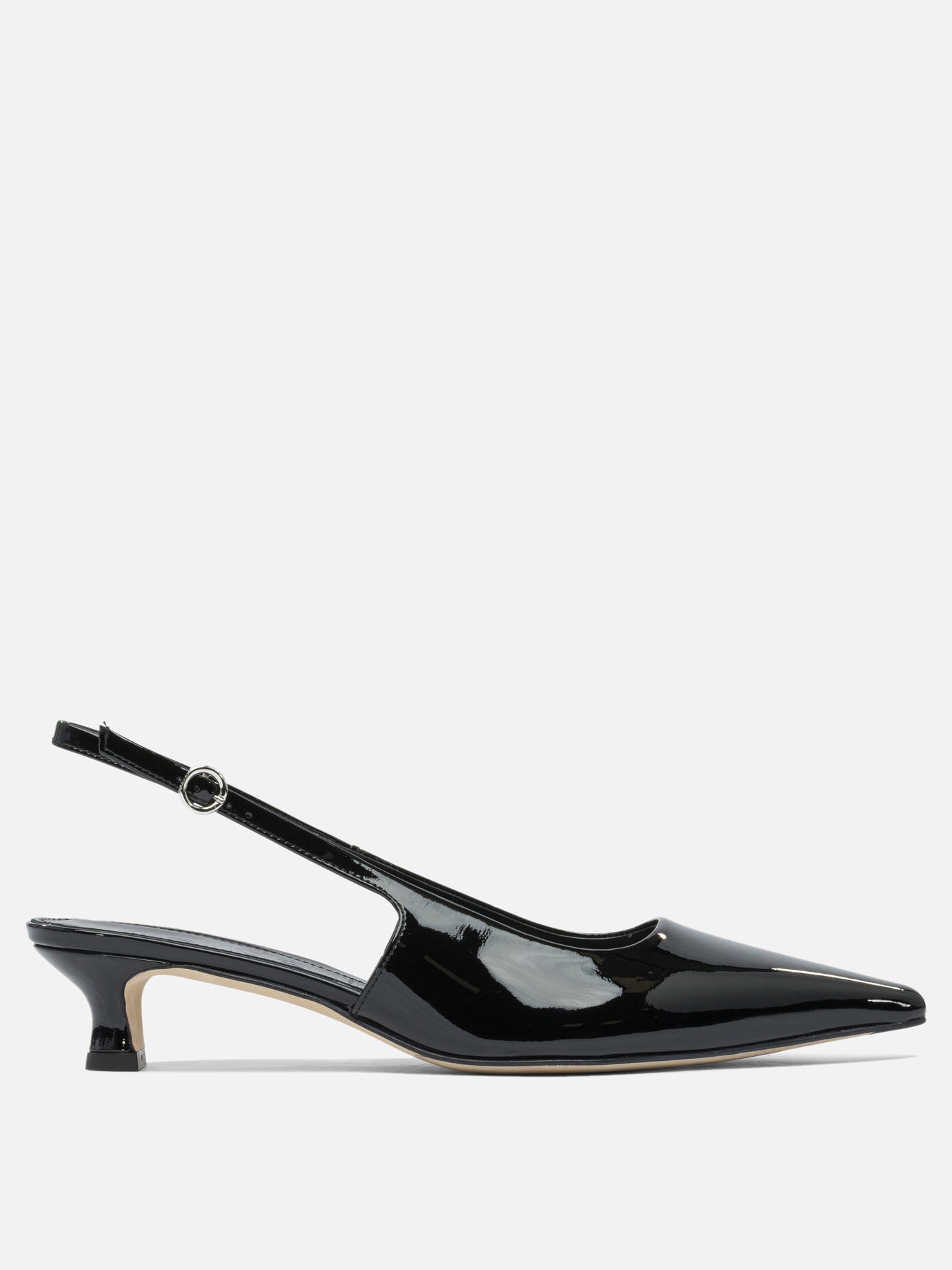 Slingbacks 100% leather - 70% leather 30% rubber  Black - Aeyde Women | PDP | Replica Handbags  | thumbnail