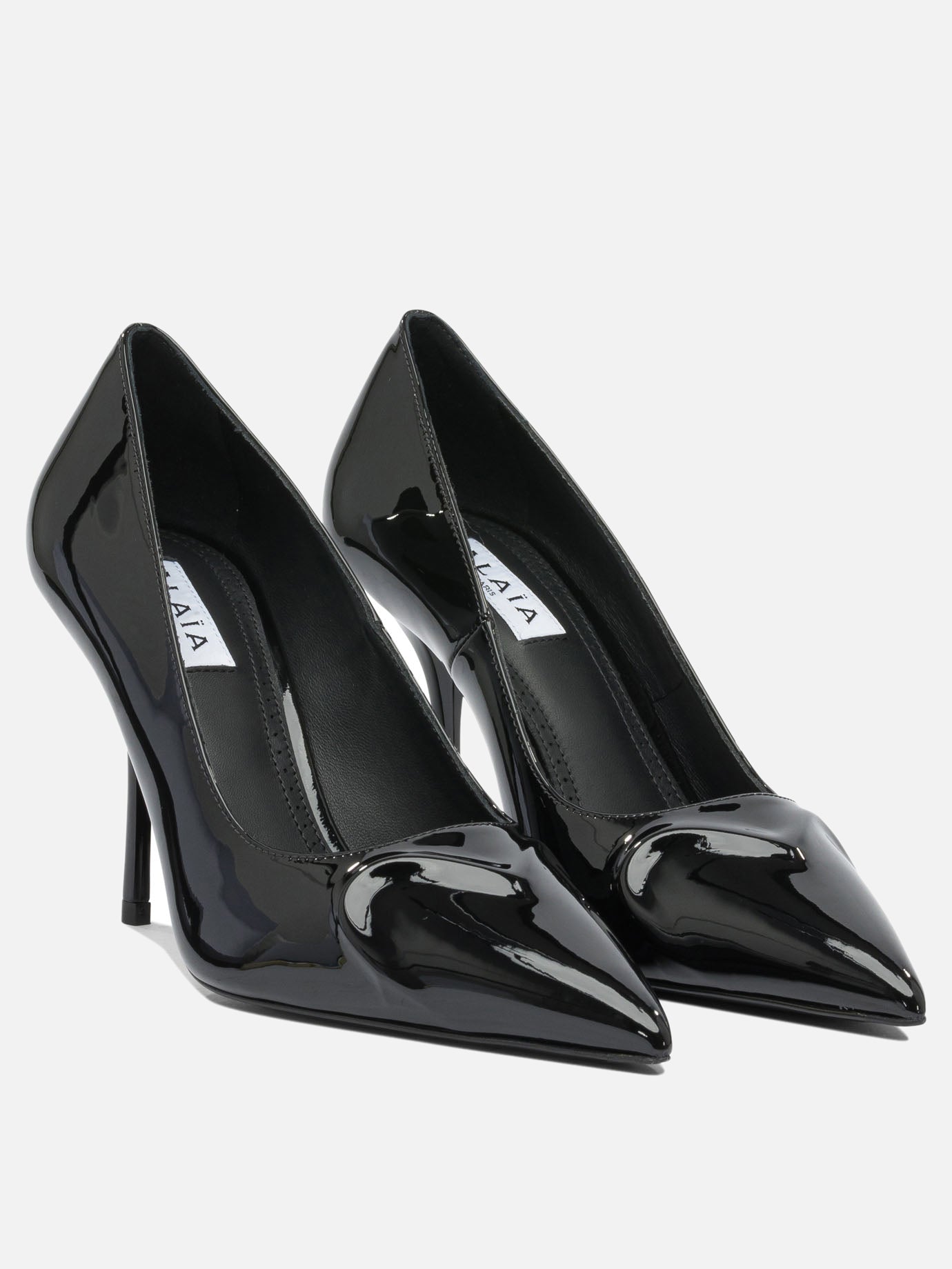 Pumps 100% patent calf leather - 100% leather  Black - Alaïa Women | PDP | Replica Handbags  | 2
