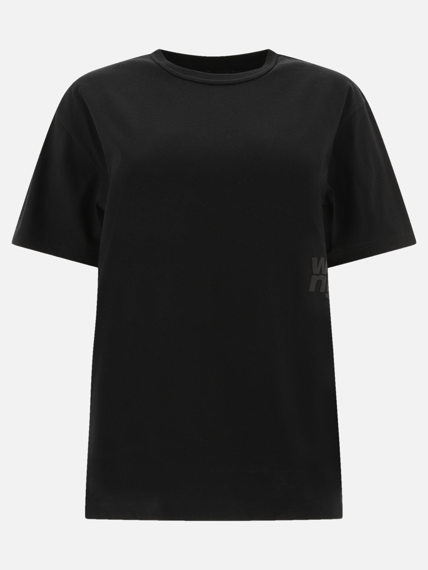 Crewneck t-shirts Solid colour  Black - Alexander Wang Women | PLP | Replica Handbags  
