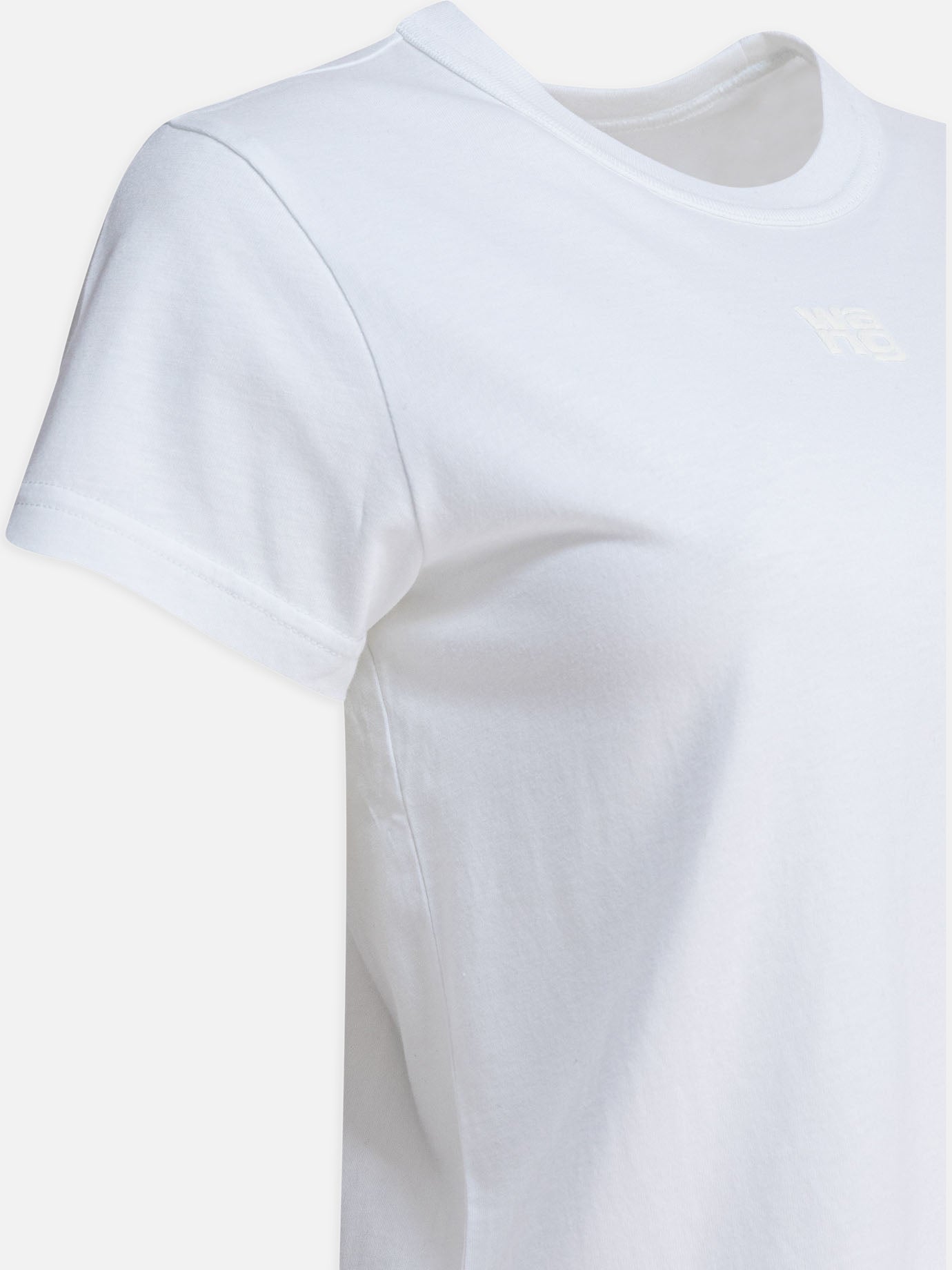 Crewneck t-shirts Logo  White - Alexander Wang Women | PDP | Replica Handbags  | Zoom-Modal_4
