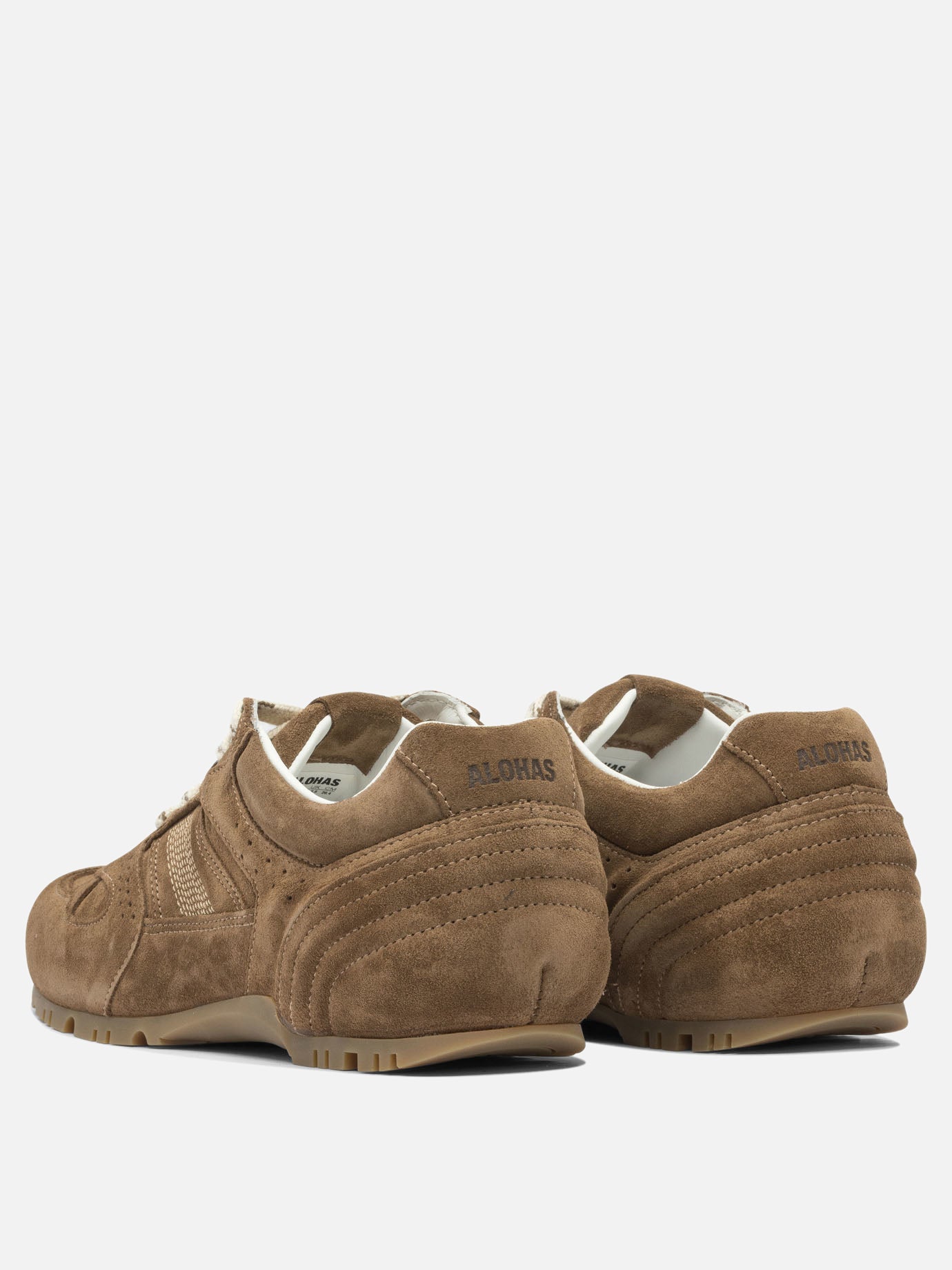 Low top sneakers 100% cow leather - 100% rubber  Brown - Alohas Men | PDP | Replica Handbags  | thumbnail_4