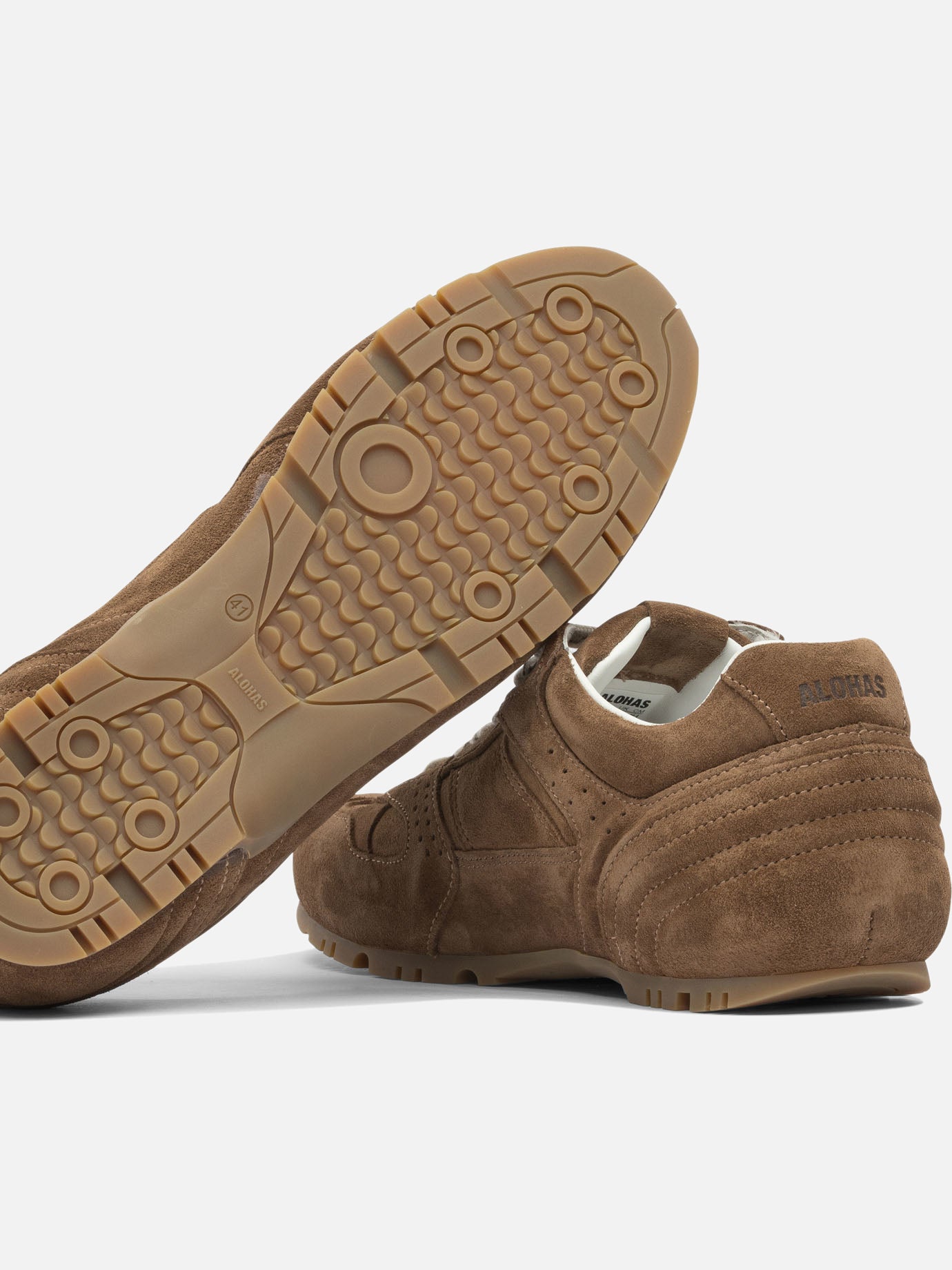 Low top sneakers 100% cow leather - 100% rubber  Brown - Alohas Men | PDP | Replica Handbags  | Zoom-Modal_5
