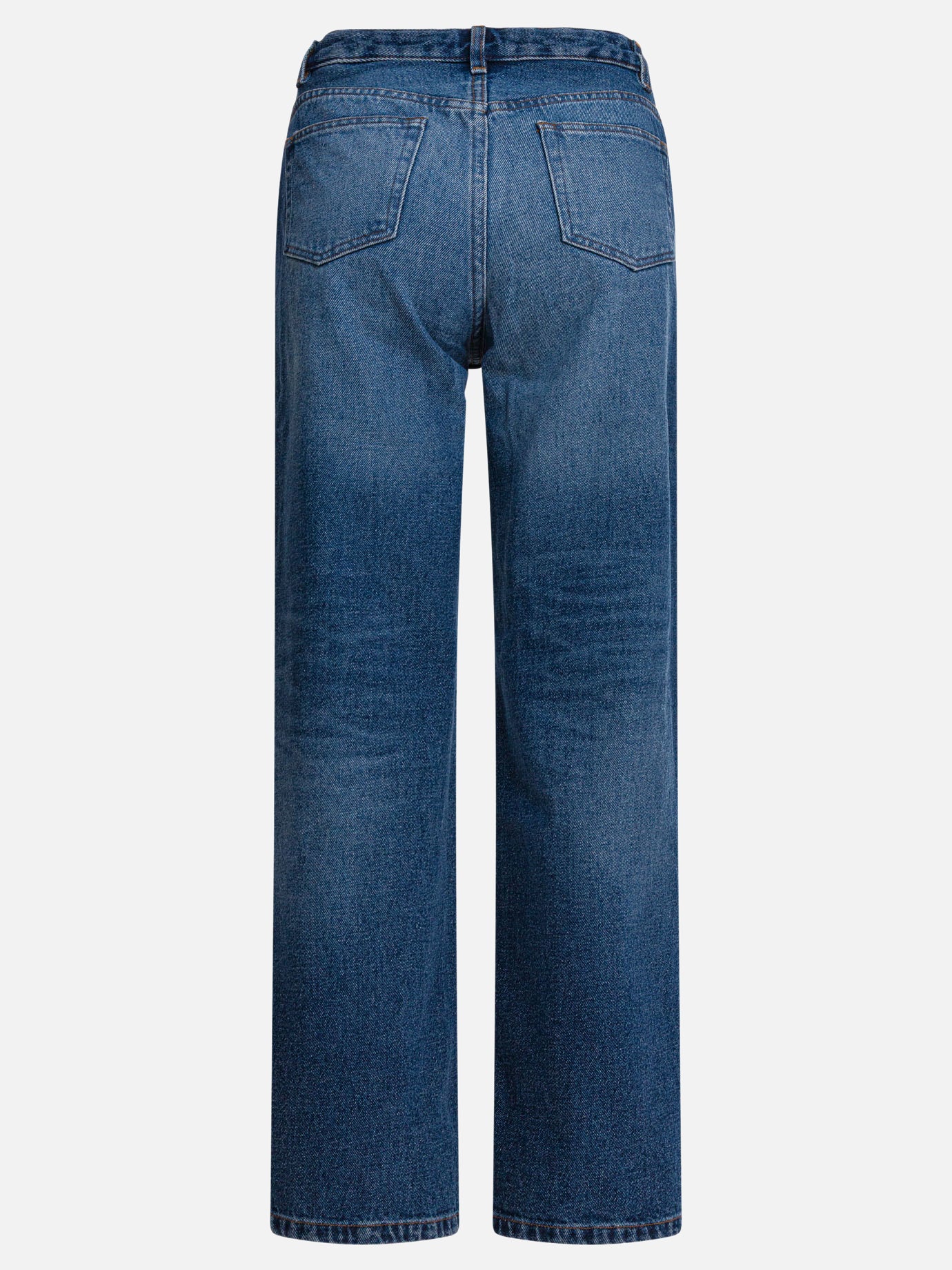 Wide-leg jeans Solid colour  Blue - A.P.C. Women | PDP | Replica Handbags  | Zoom-Modal_2
