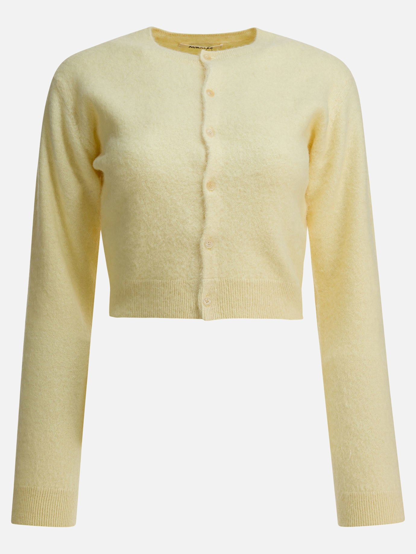 Cardigans Solid colour  Yellow - Auralee Women | PLP | Replica Handbags  
