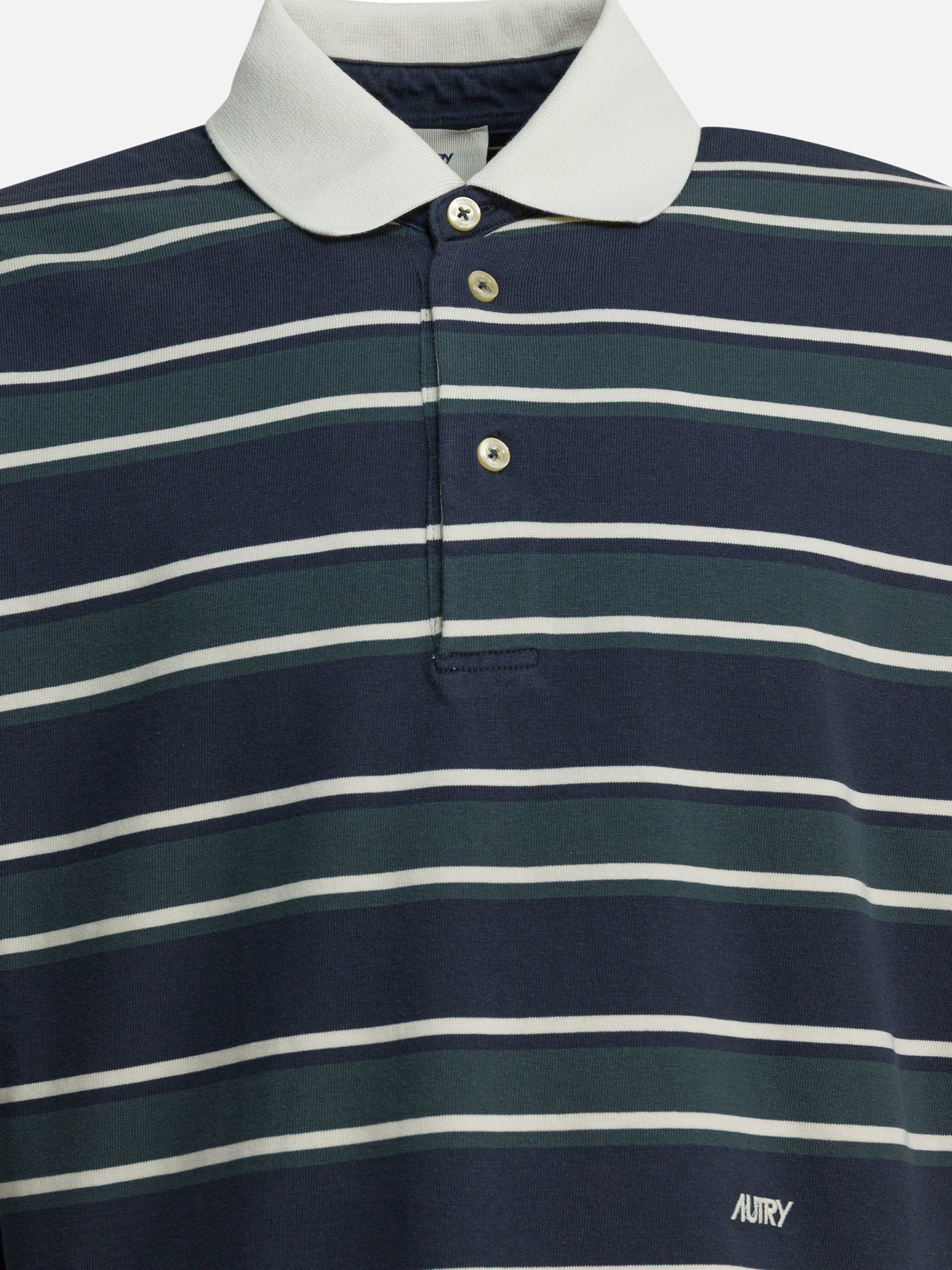 Polo shirts with buttons Striped  Blue - Autry Men | PDP | Replica Handbags  | thumbnail_3