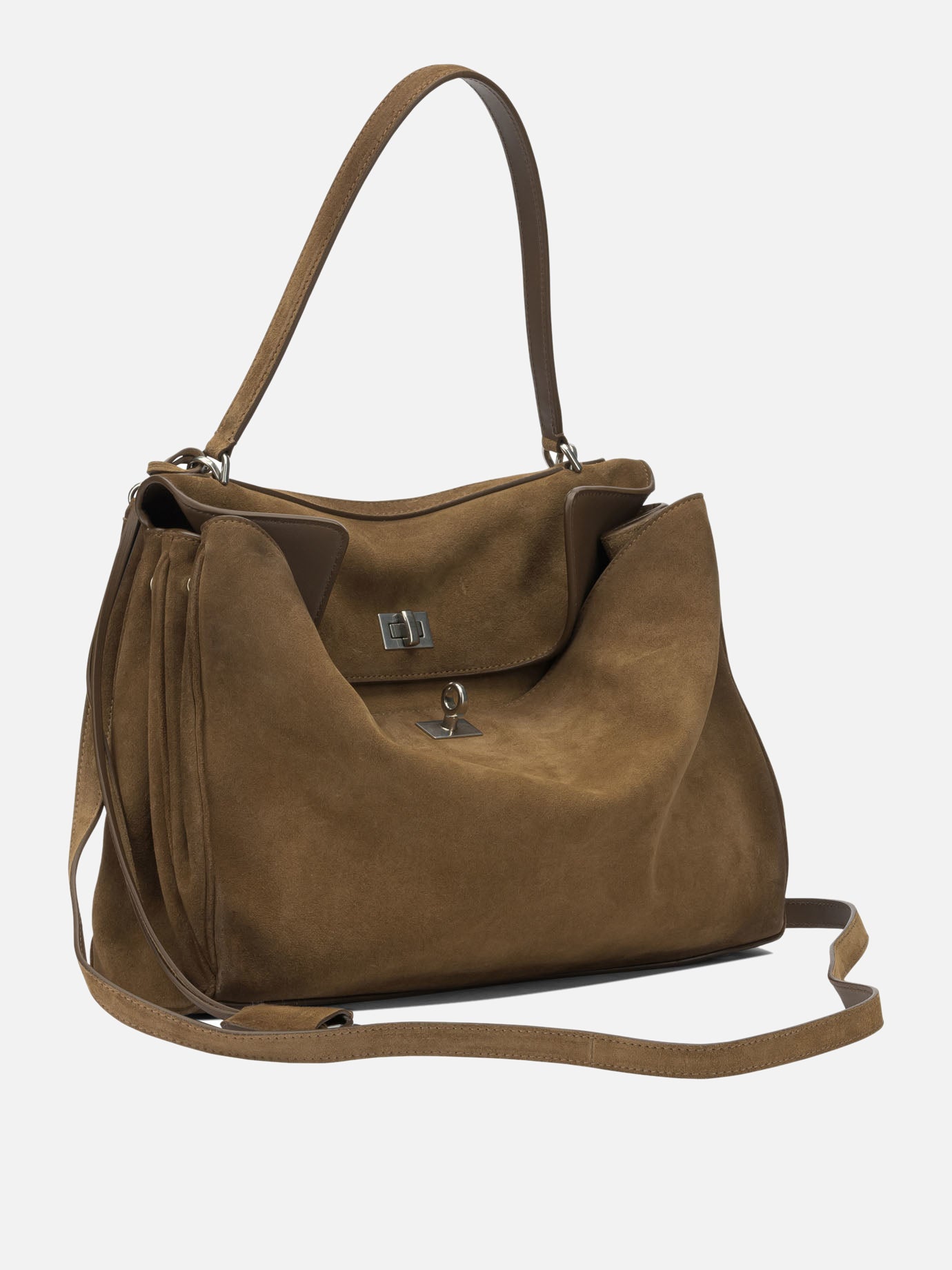 Medium bags Solid colour  Brown - Balenciaga Women | PDP | Replica Handbags  | thumbnail_2