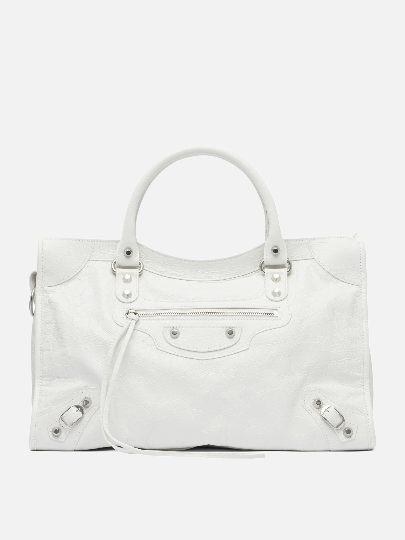 Medium bags 100% lamb leather  White - Balenciaga Women | PDP | Replica Handbags  | Zoom-Modal
