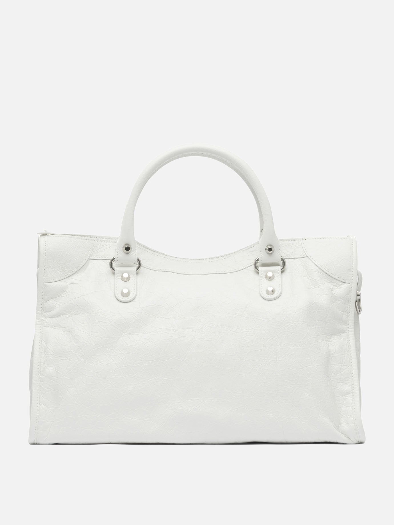 Medium bags 100% lamb leather  White - Balenciaga Women | PDP | Replica Handbags  | Zoom-Modal_3
