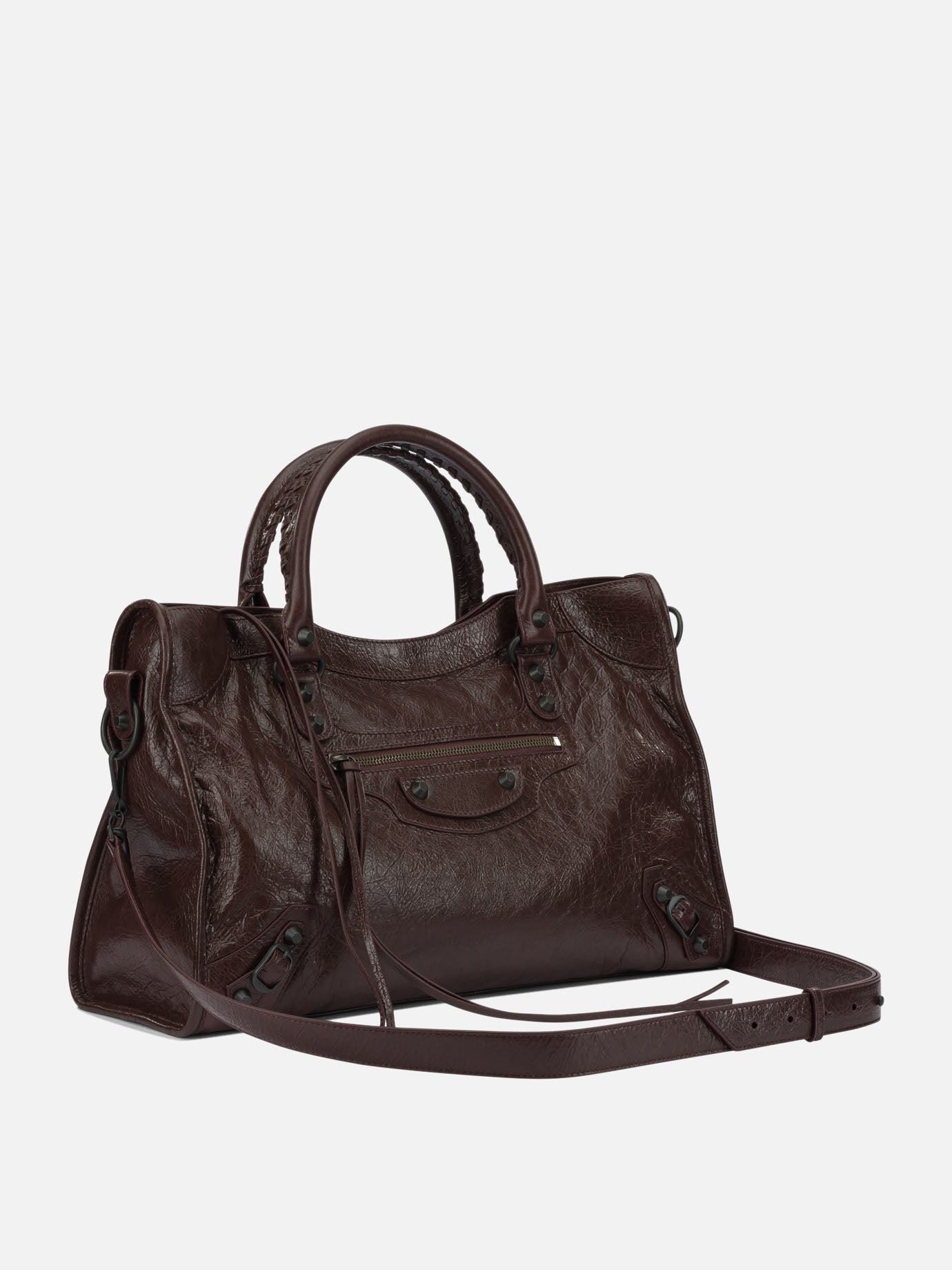 Medium bags 100% lamb leather  Bordeaux - Balenciaga Women | PDP | Replica Handbags  | Zoom-Modal_2
