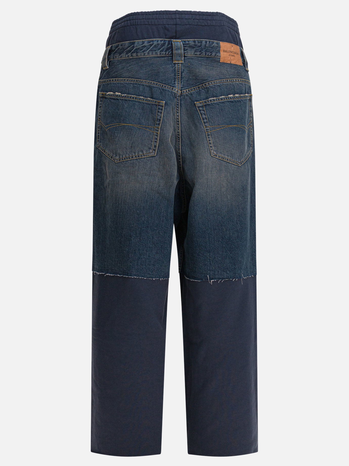 Wide-leg jeans Solid colour  Blue - Balenciaga Men | PLP | Replica Handbags  | 2
